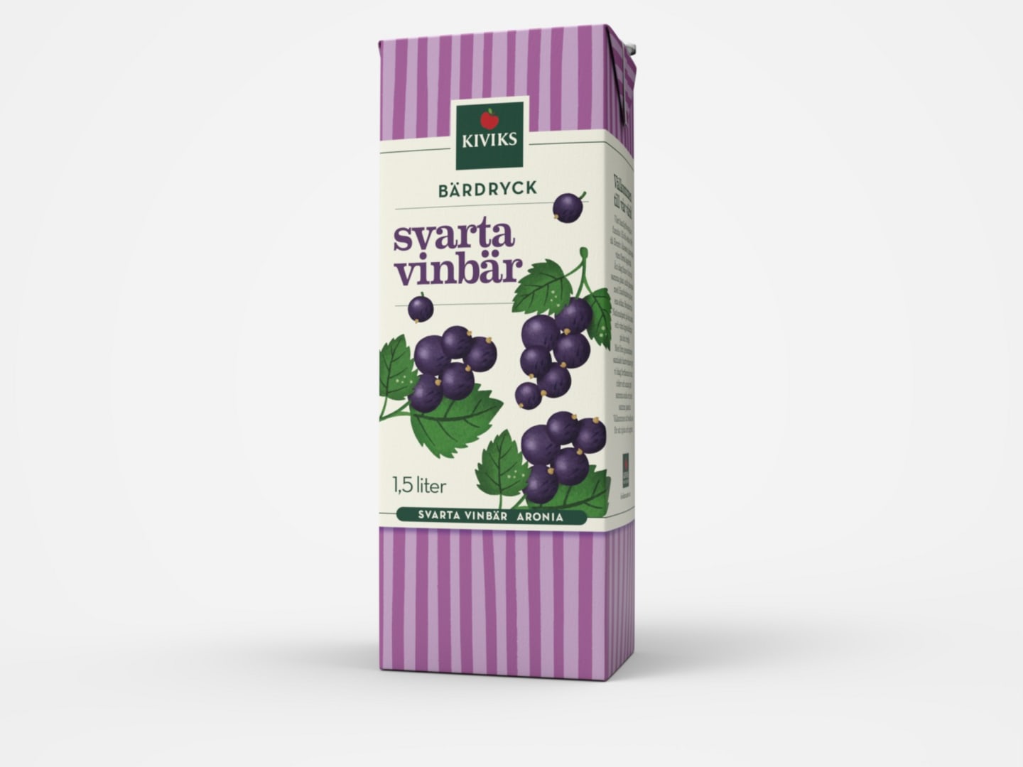 Svart Vinbärsdryck drickfärdig 1,5L