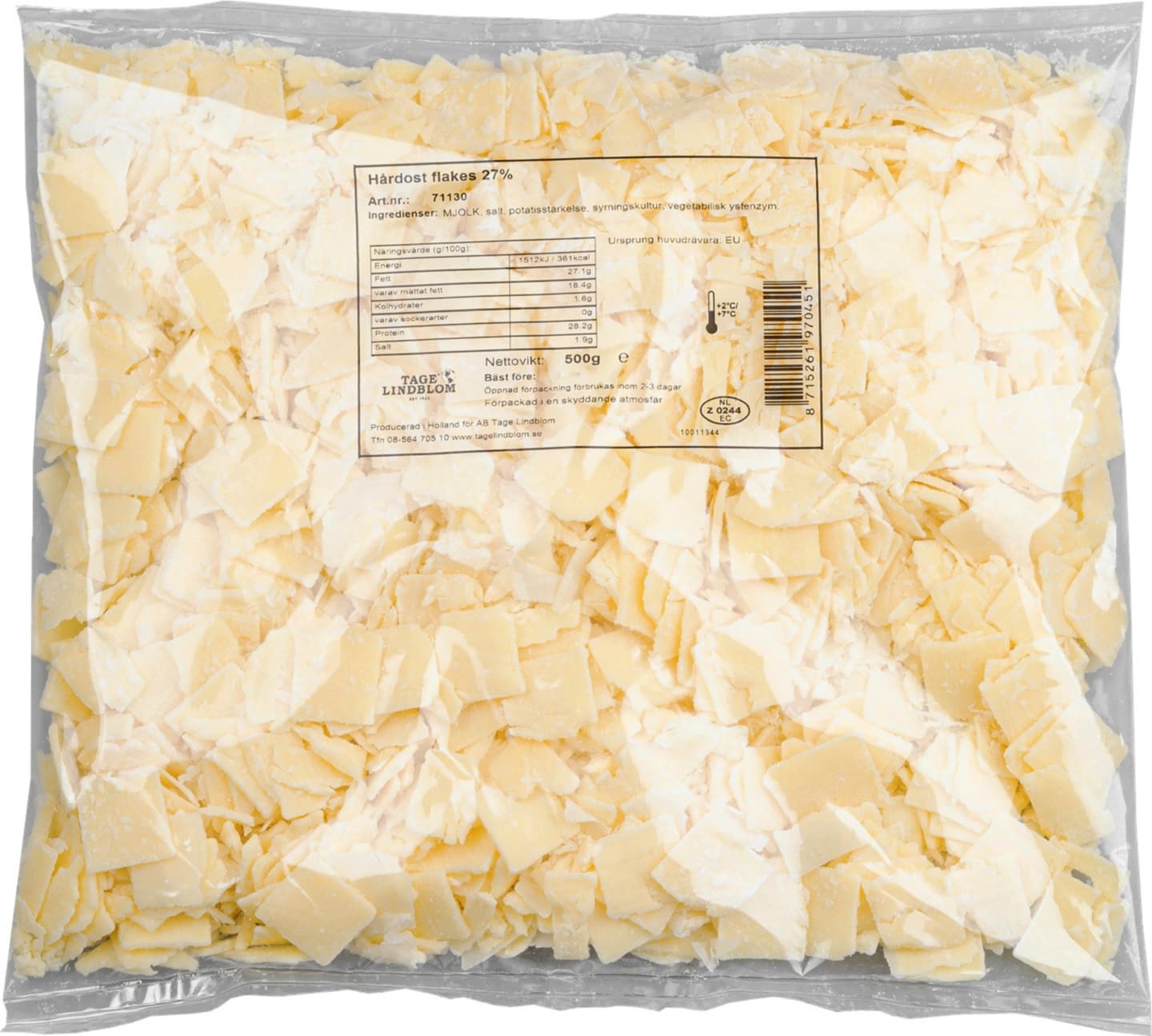 Hårdost flakes 500g