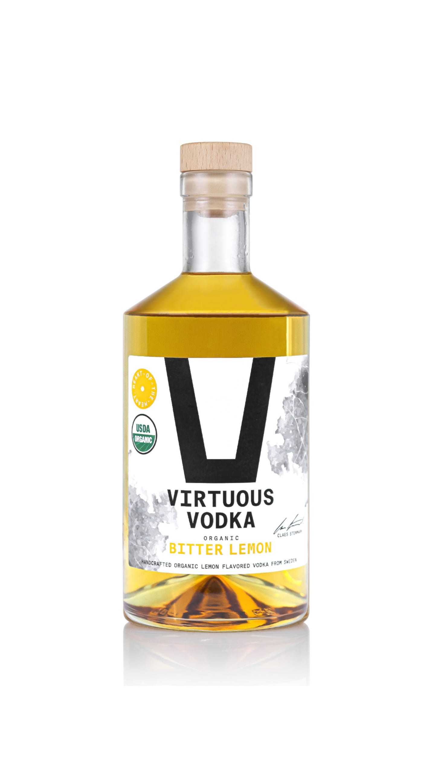 Virtuous Vodka Bitter Lemon 38% 70cl