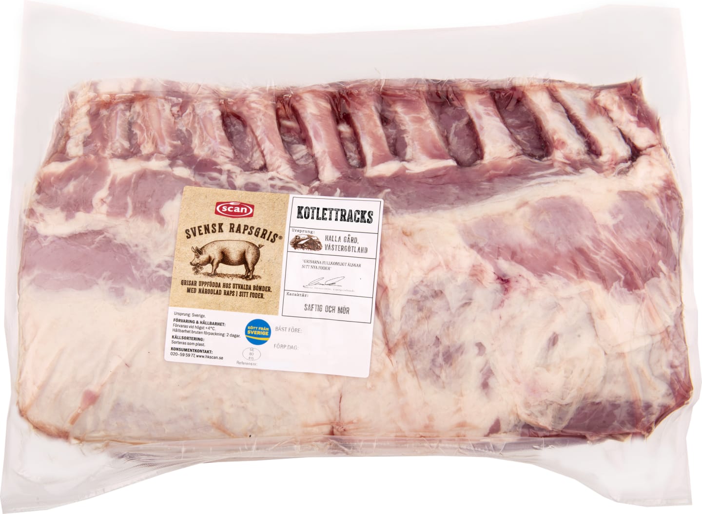 Kotlettracks Rapsgris kylda 5,2kg