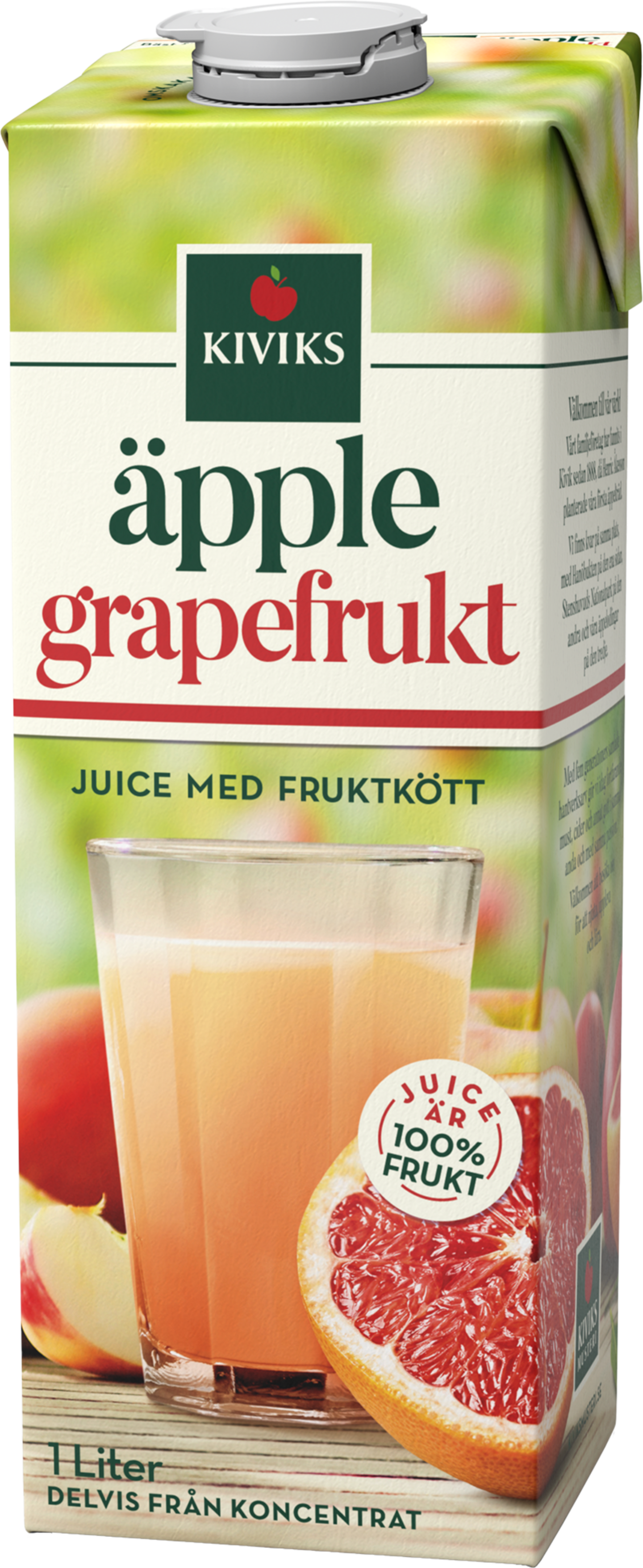 Äppel & grapefruktjuice 1L