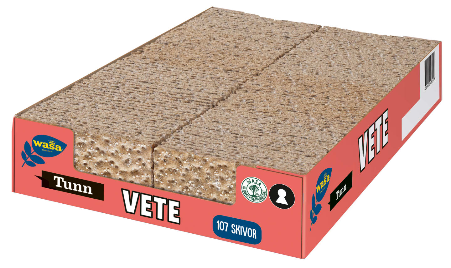 Knäckebröd Tunn vete 3x1,3kg