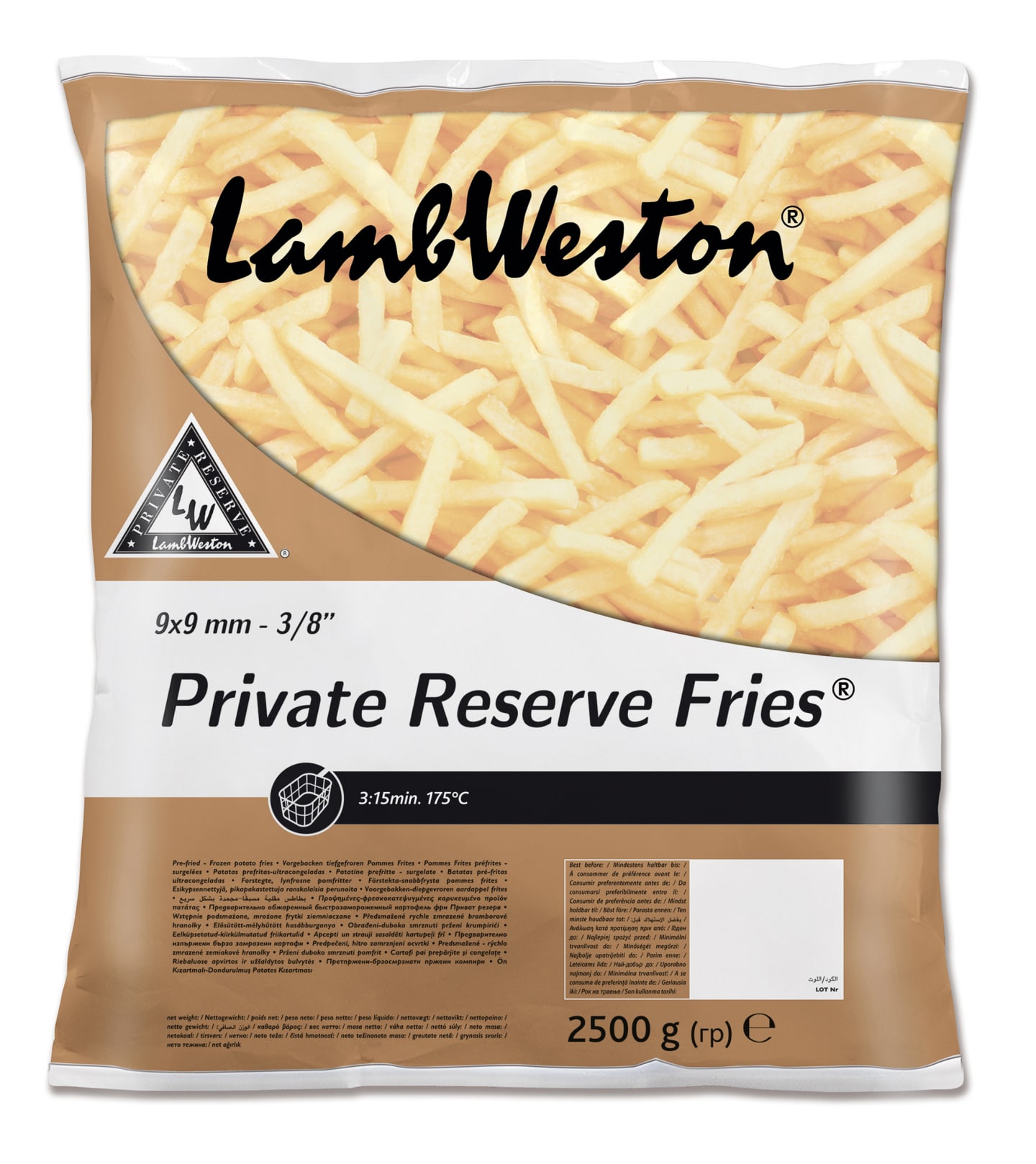 Pommes private reserve 9mm 2,5kg