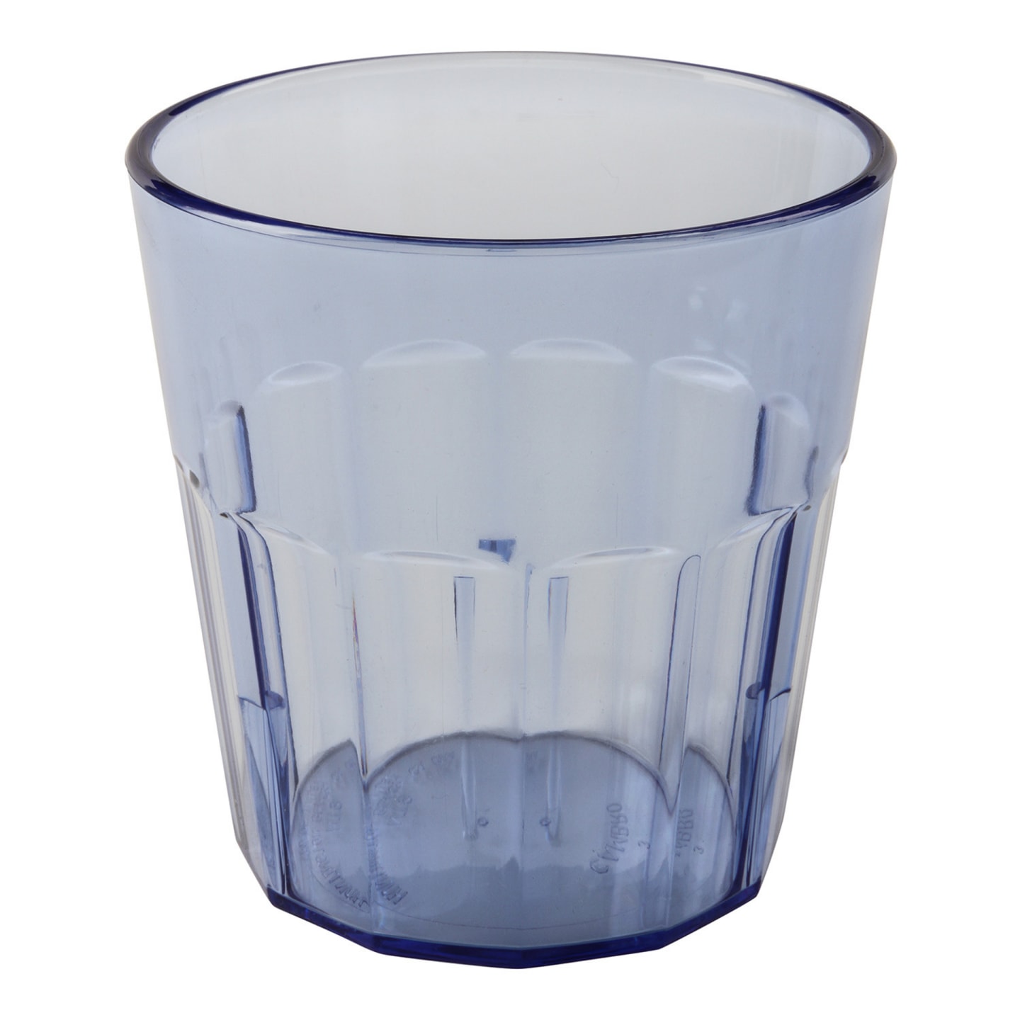 Plastglas 27,5cl blå SAN