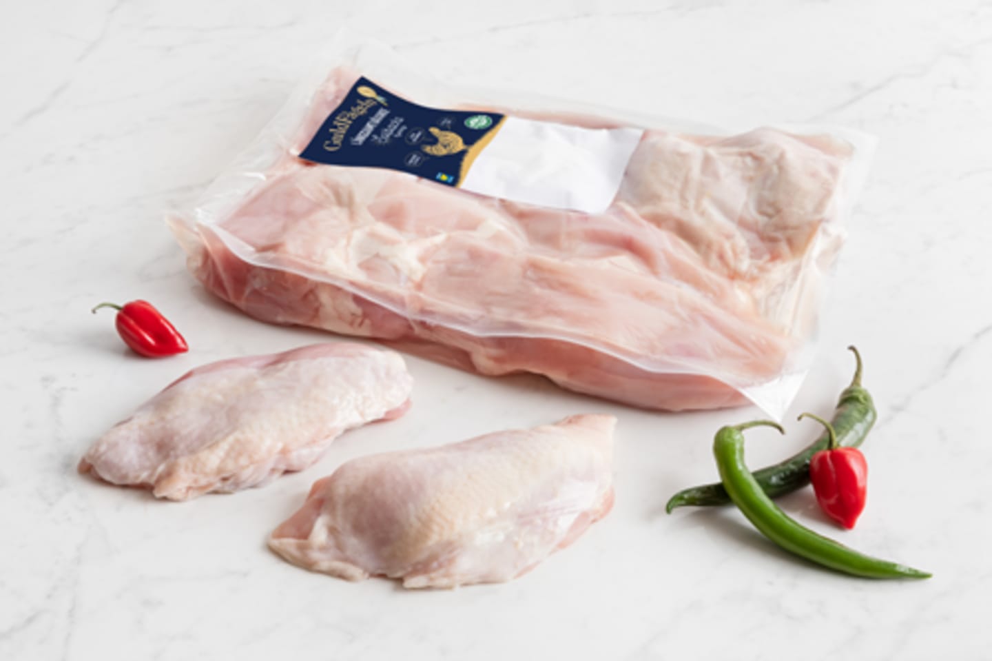 Kycklingfilé m skinn Solbacka 2,5kg