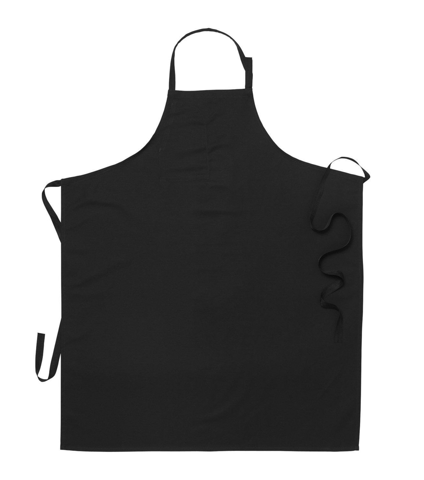 Bröstlappsförklä 3334 Svart one size