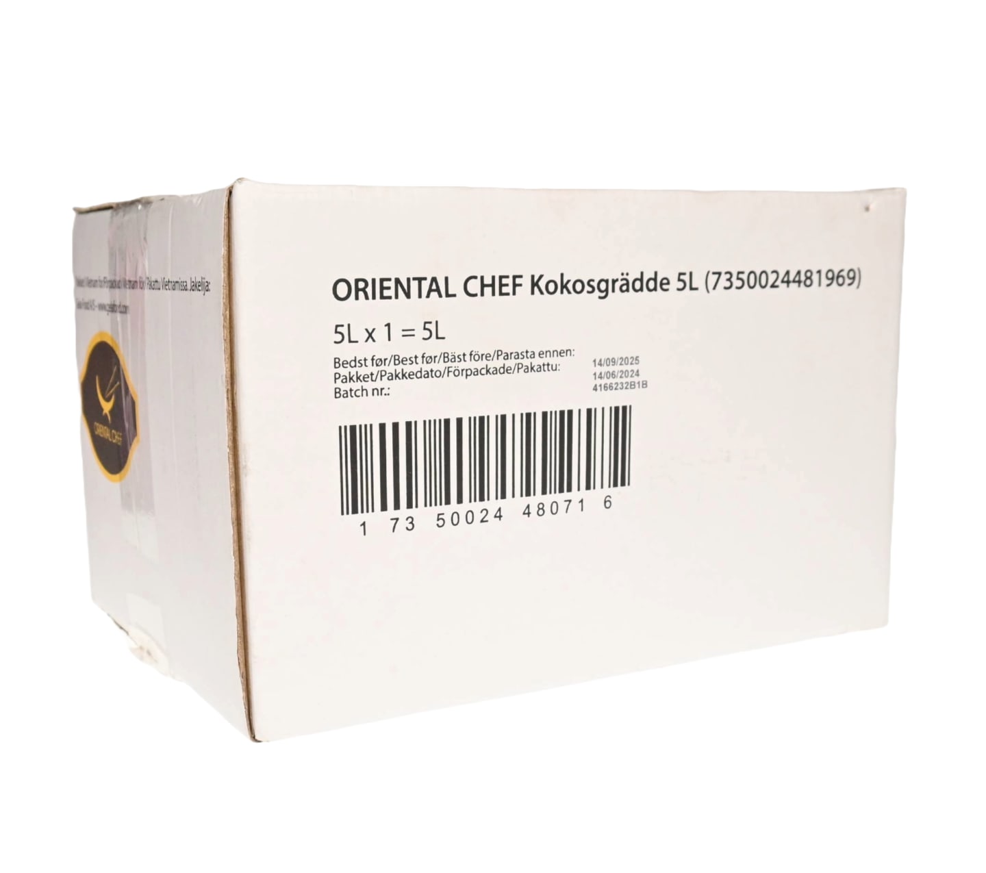 Kokosgrädde 24% 5L - Bild 1 av 2