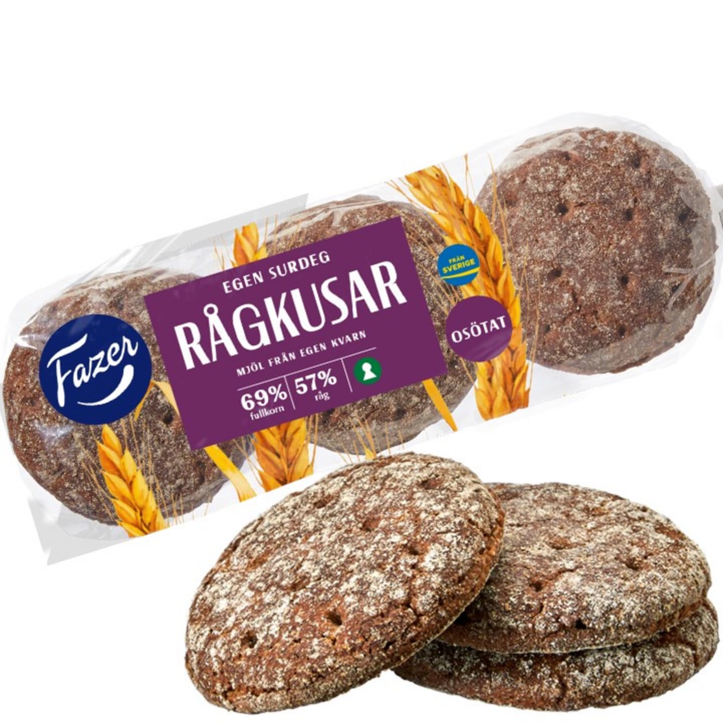 Rågkusar halvor 56,25g/675g - Bild 1 av 4