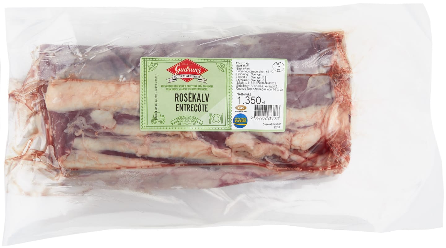 Kalventrecôte 1,5kg - Bild 1 av 2