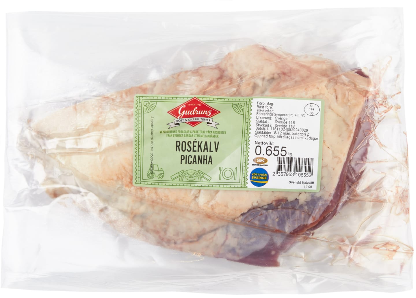 Kalvpicanha 2,8kg - Bild 1 av 2