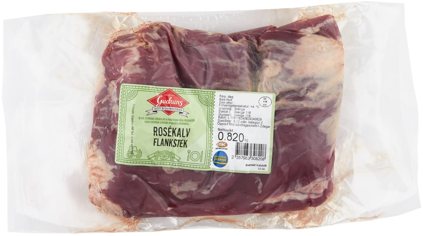 Kalvflankstek 2kg - Bild 1 av 2