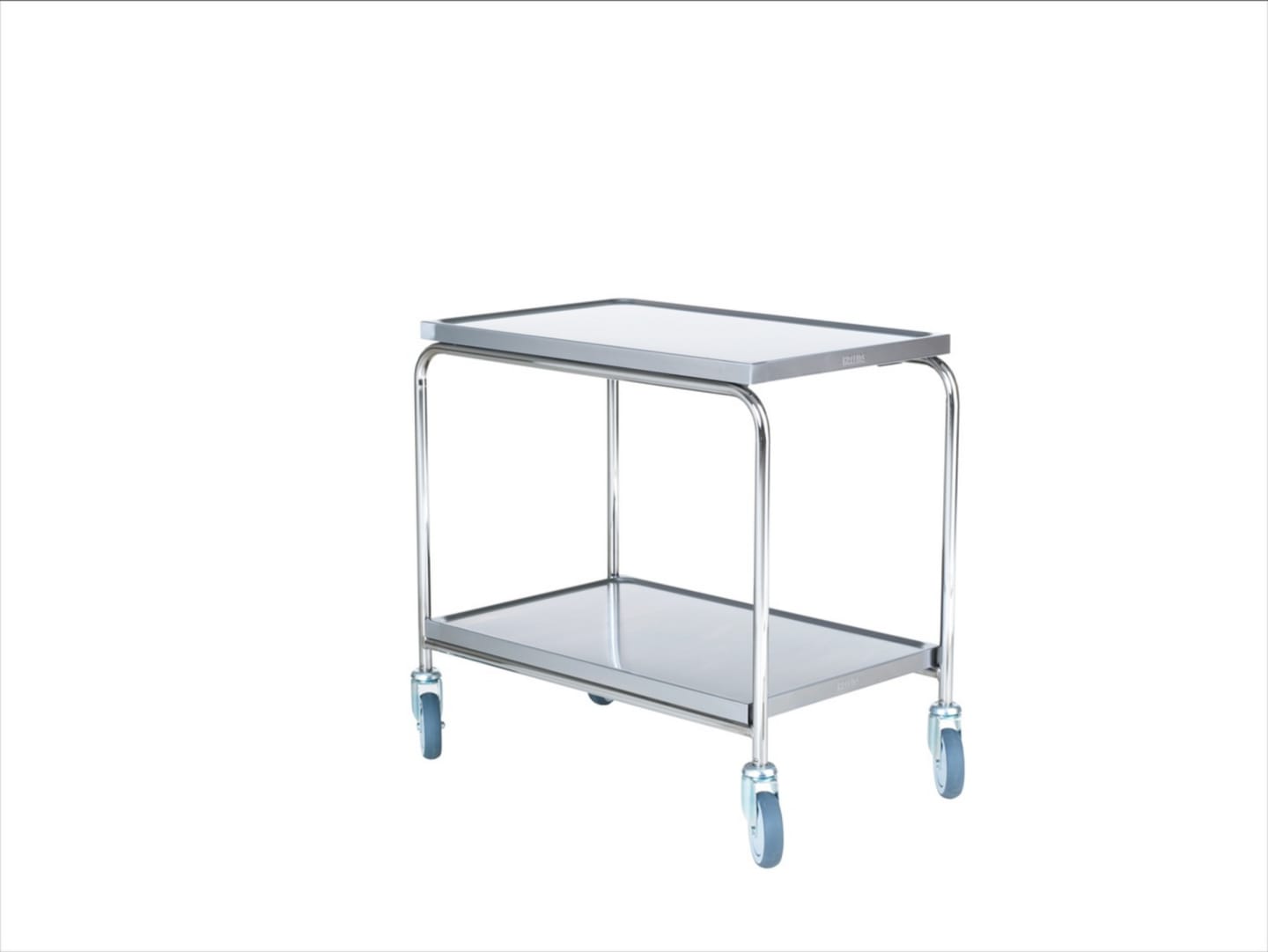 Rullbord rostfritt 900X520 2 hyllor