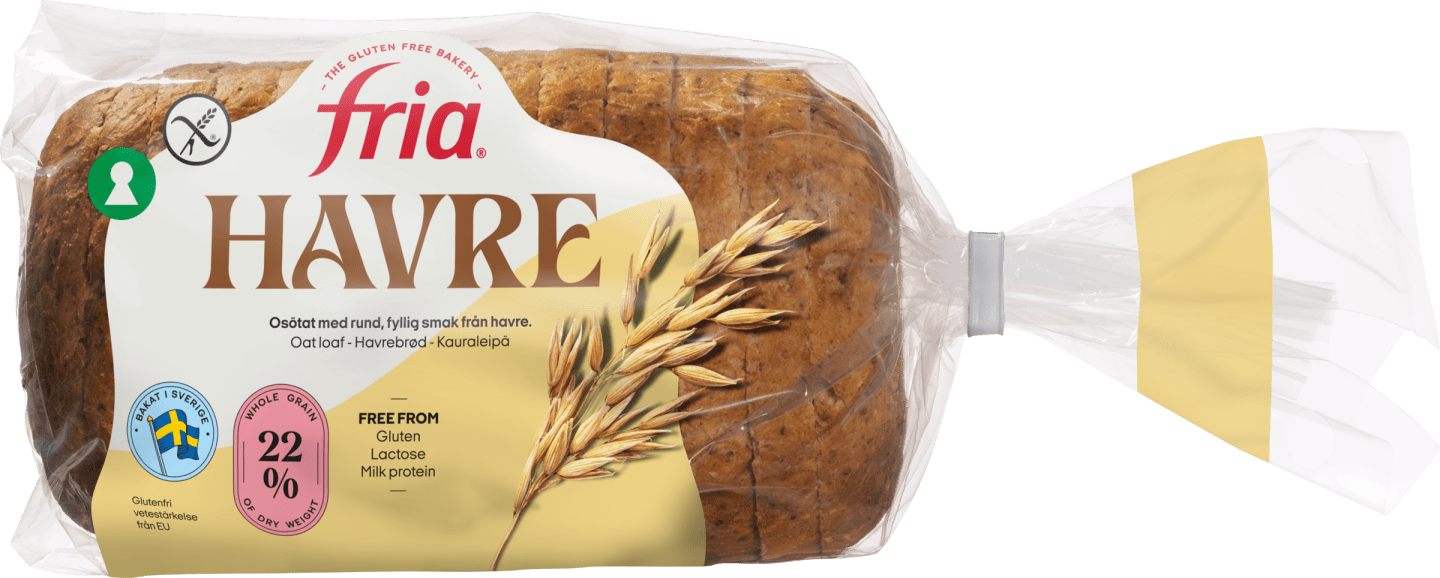 Havre matbröd glutenfri 500g