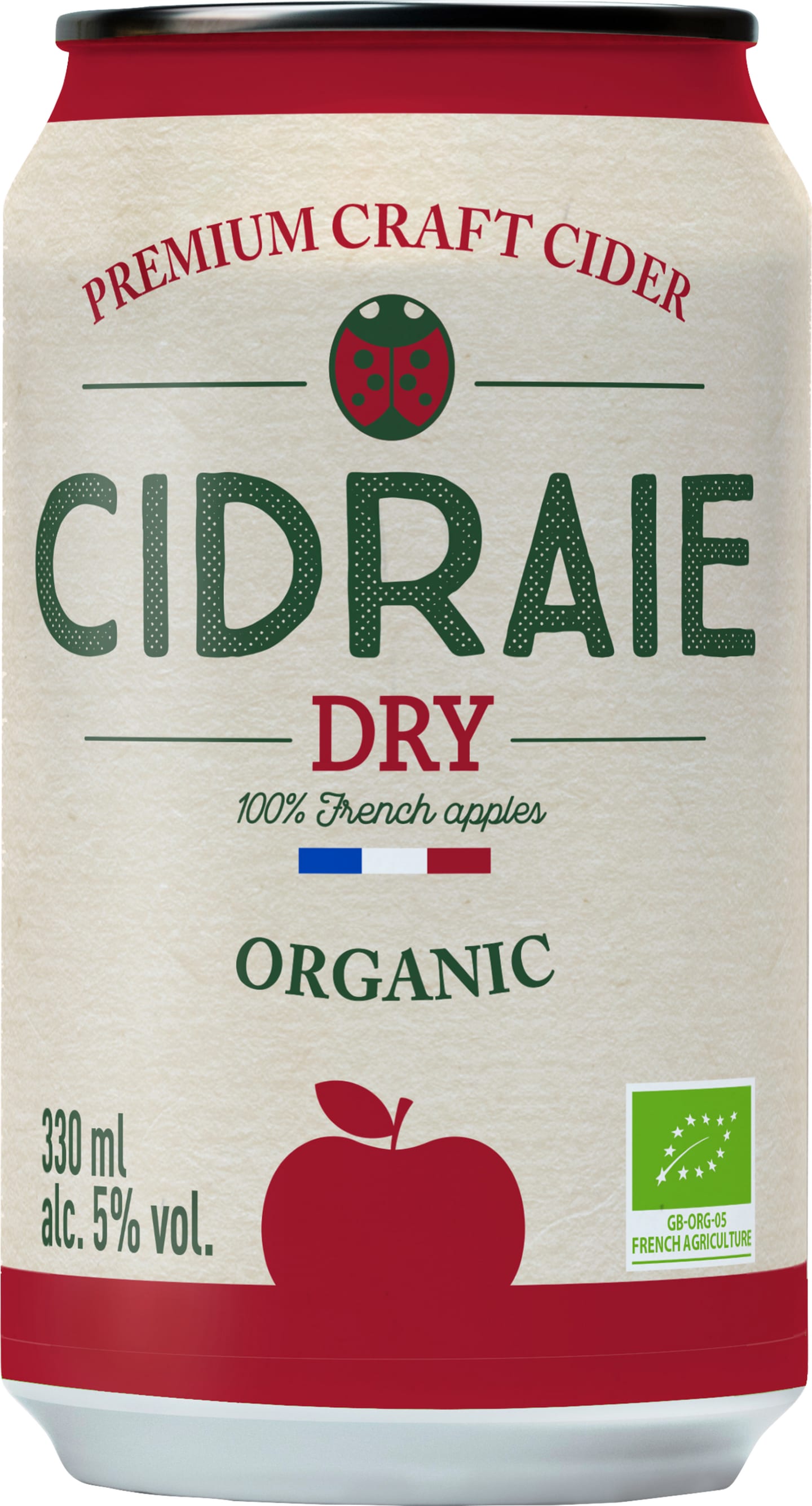 Cidraie Apple Dry Organic burk 33cl