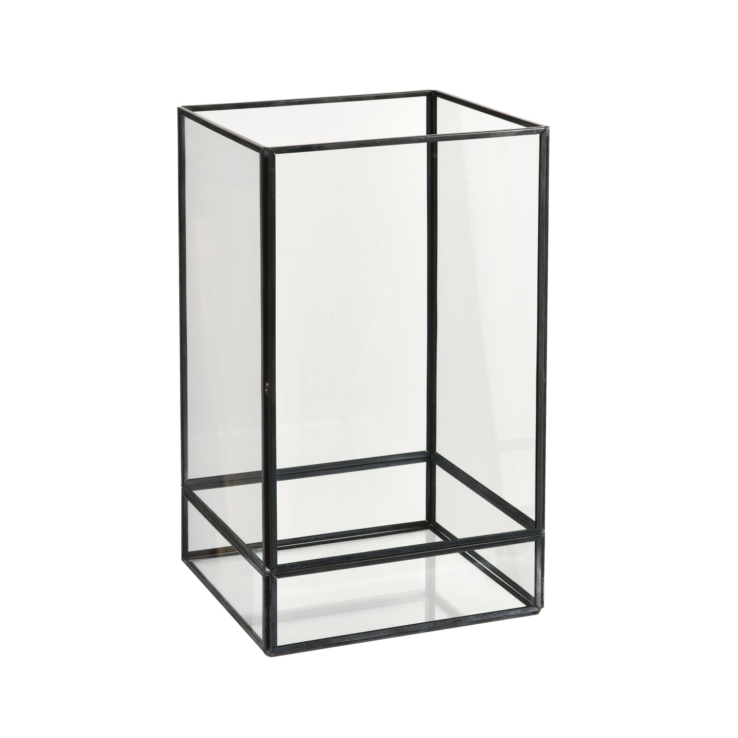 Ljushållare glas Capella 15x15x25cm
