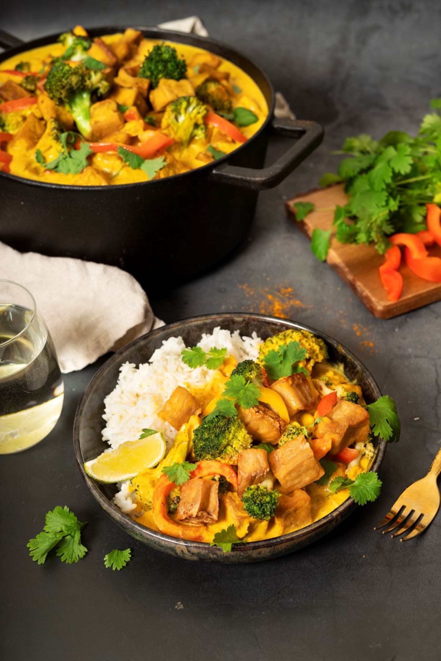 Tofu friterad tärnad 1kg - Bild 1 av 3