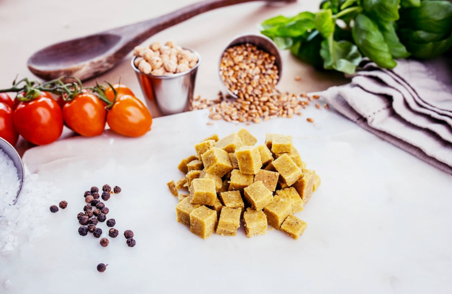 Veganska Kuber Chicken-Style 1kg