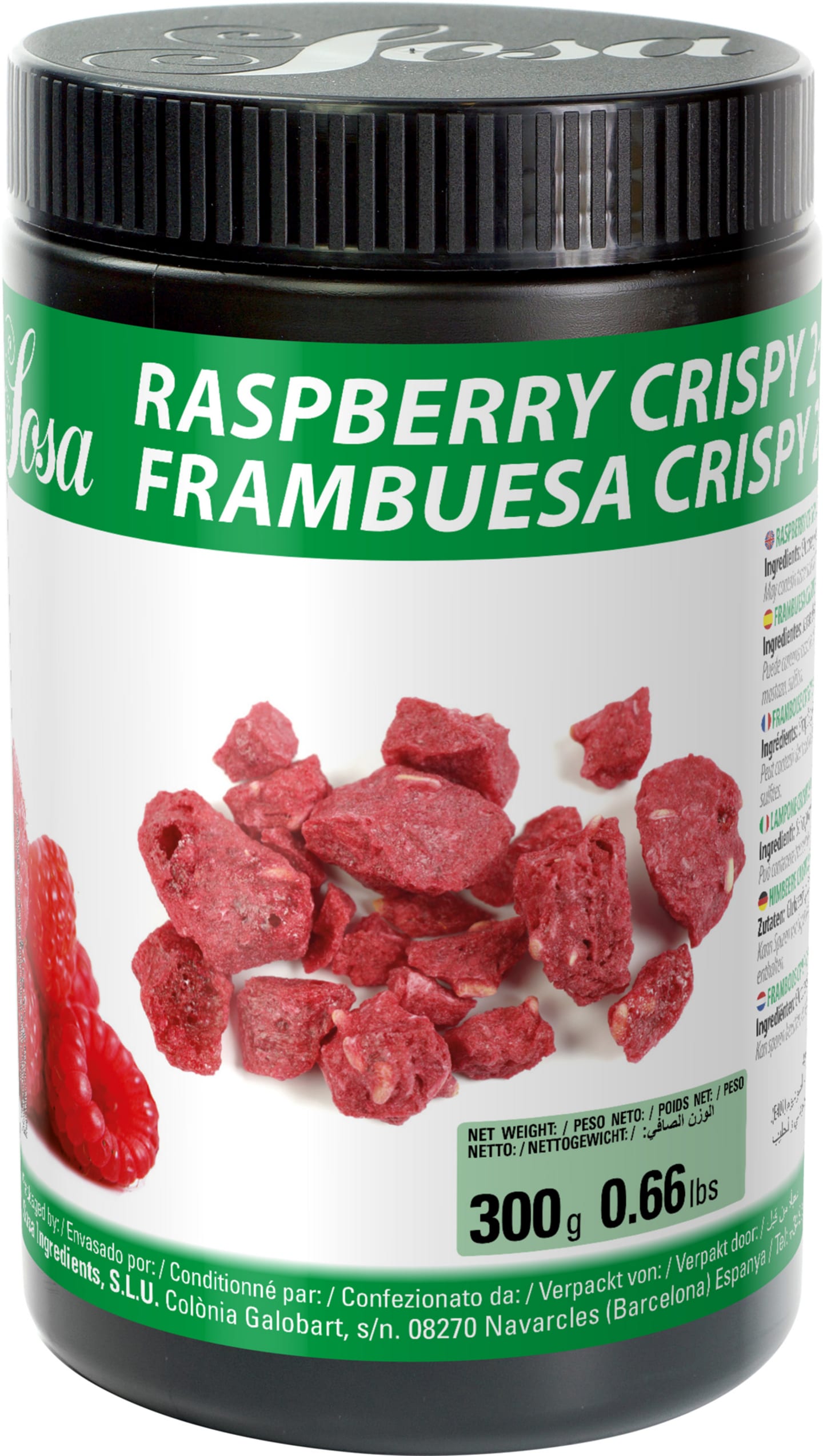 Hallonkrisp frystorkad 300g
