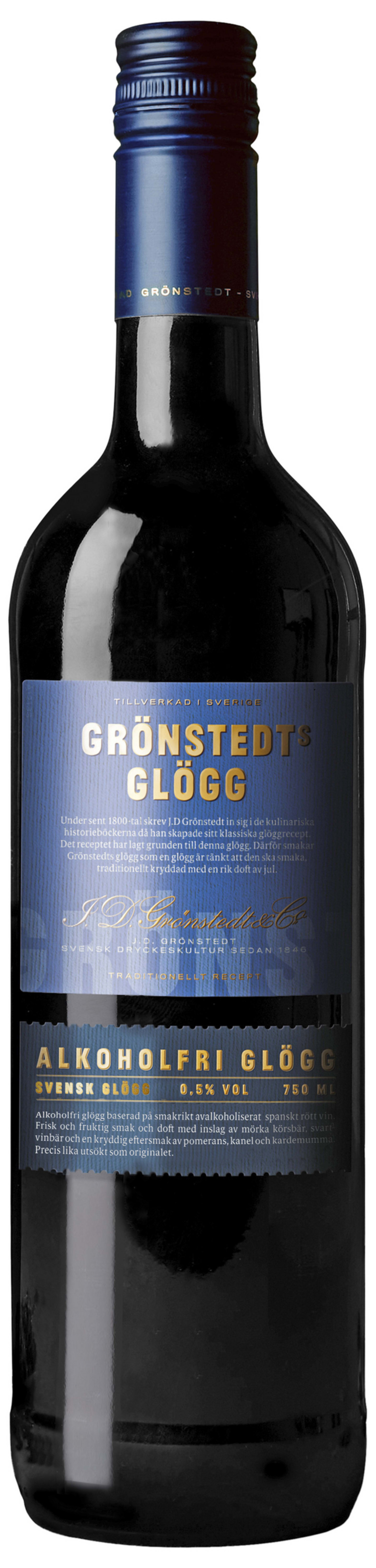 Grönstedts Glögg Alkoholfri 2024 75cl