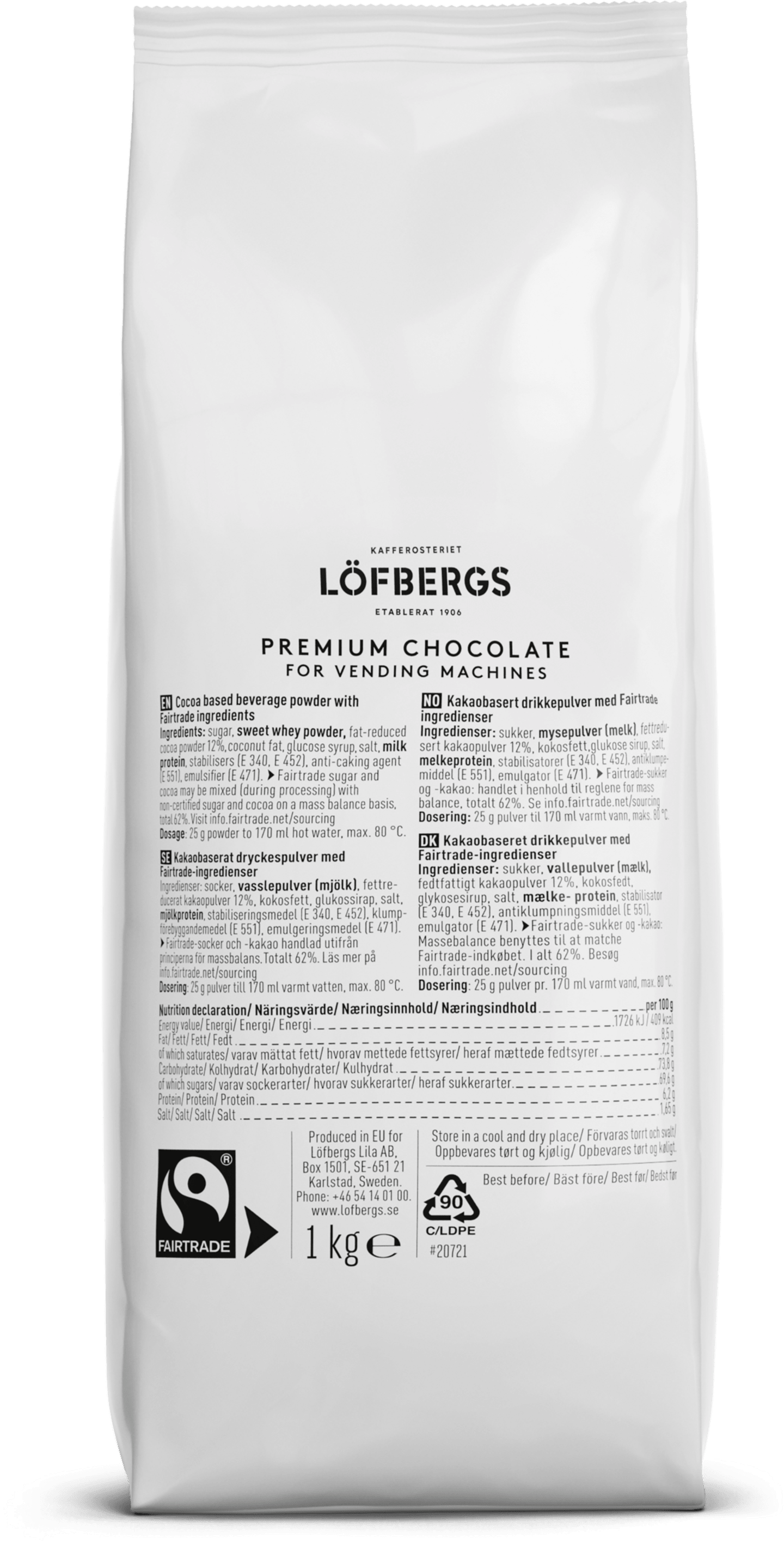 Löfbergs Chokladdryck automat 1kg
