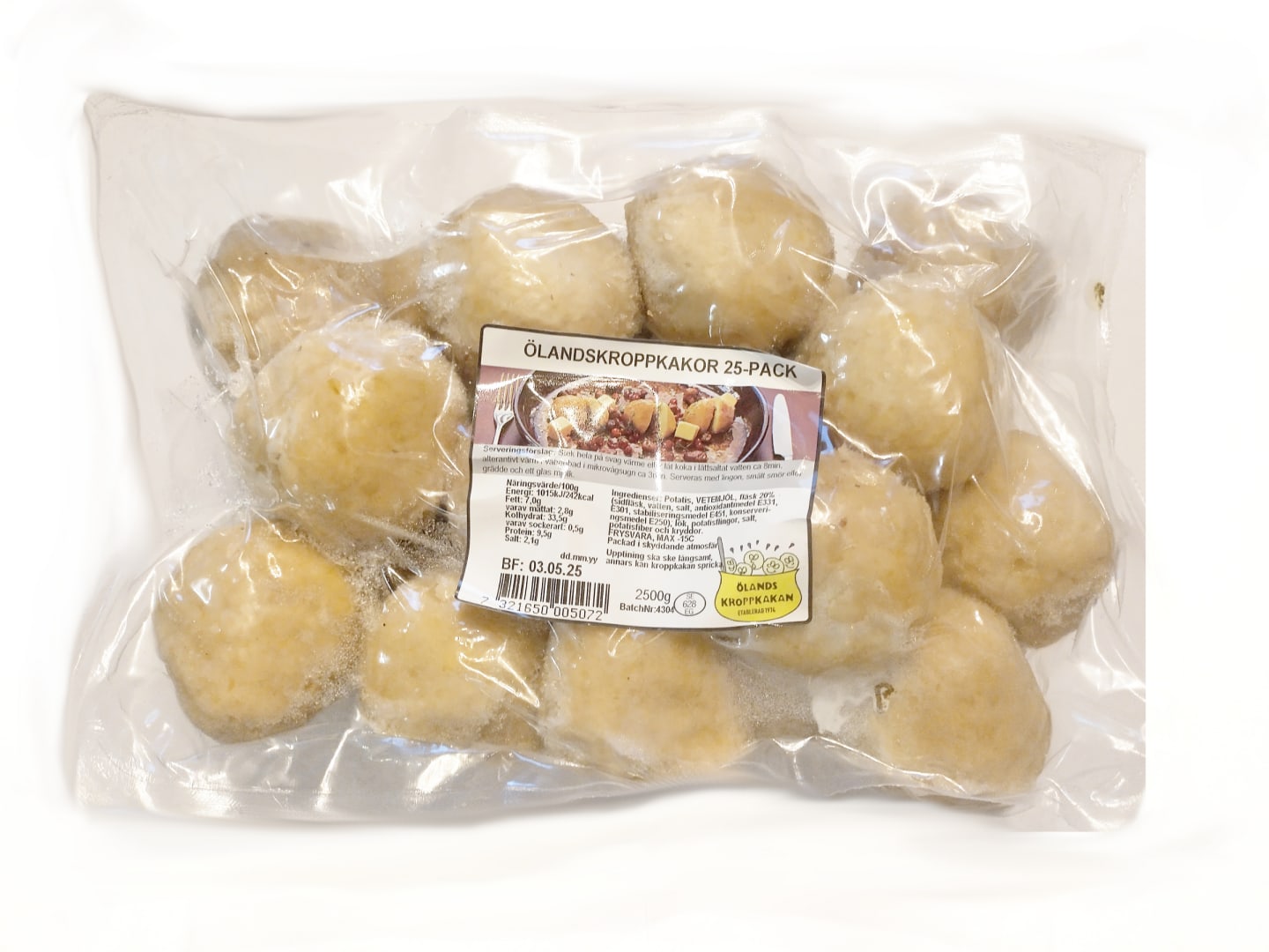 Ölandskroppkakor 25-pack