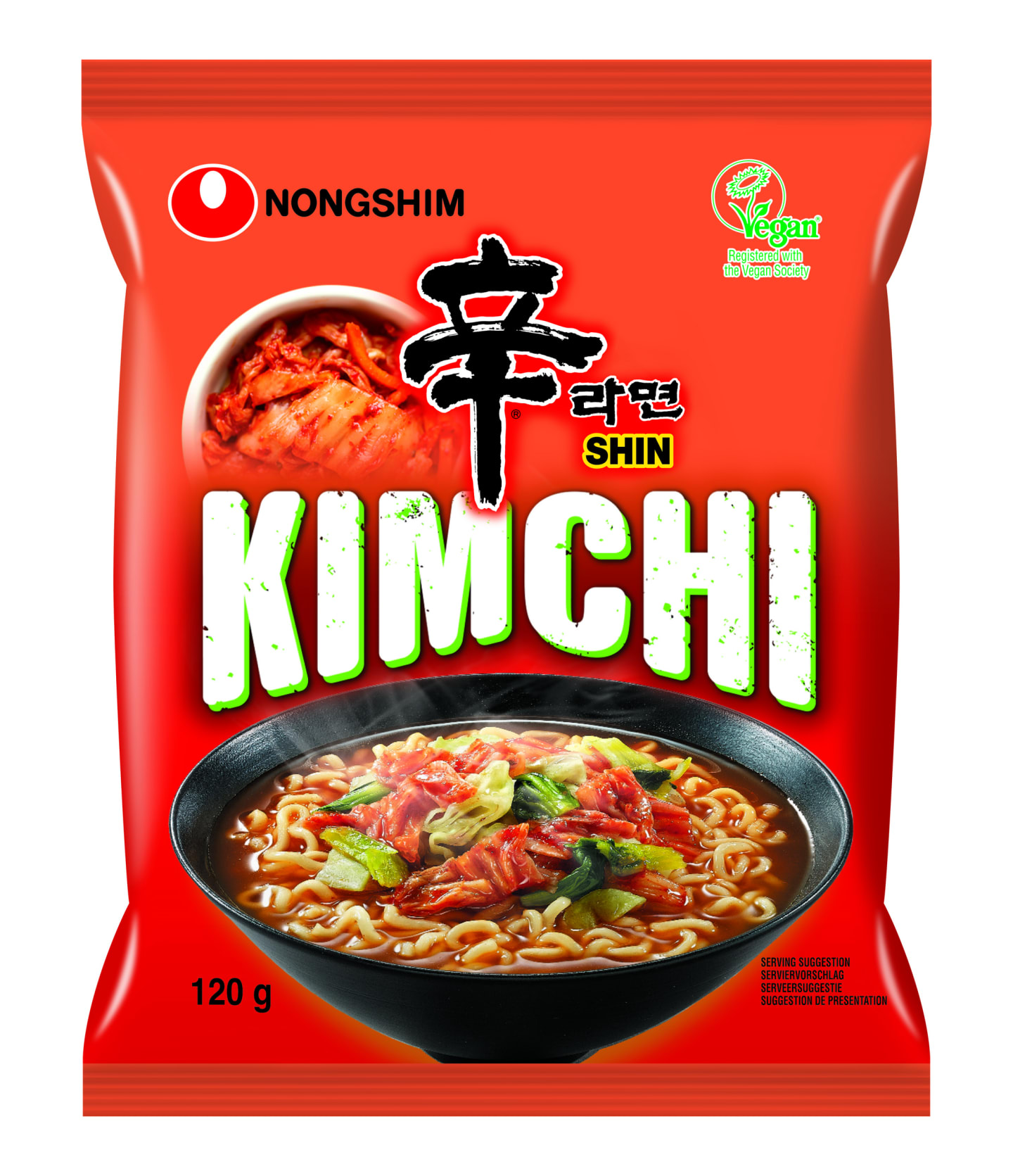 Snabbnudlar Kimchi 20x120g