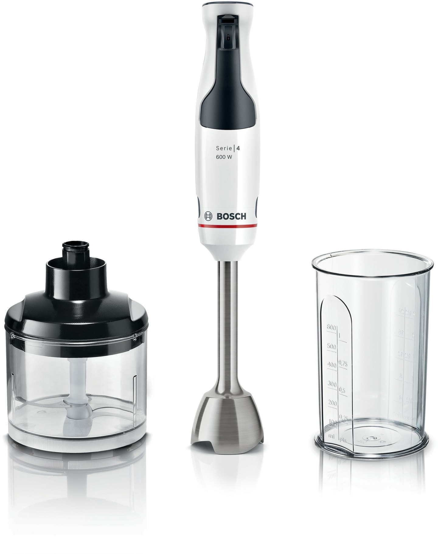 Stavmixer ErgoMaster 600 W Vit/Svart