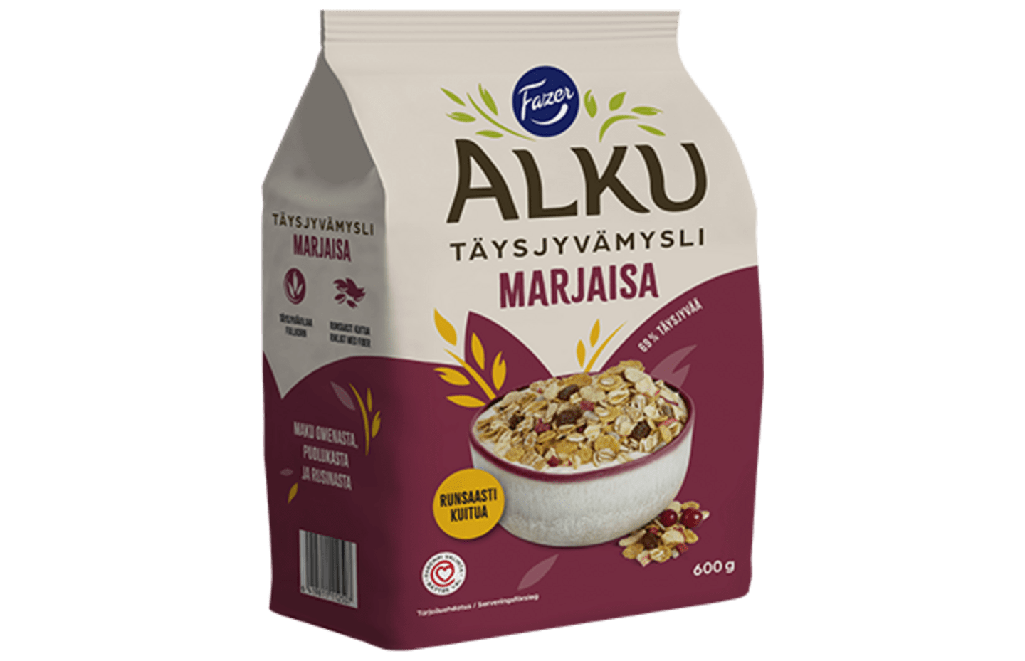 Fruktmusli bär 600g