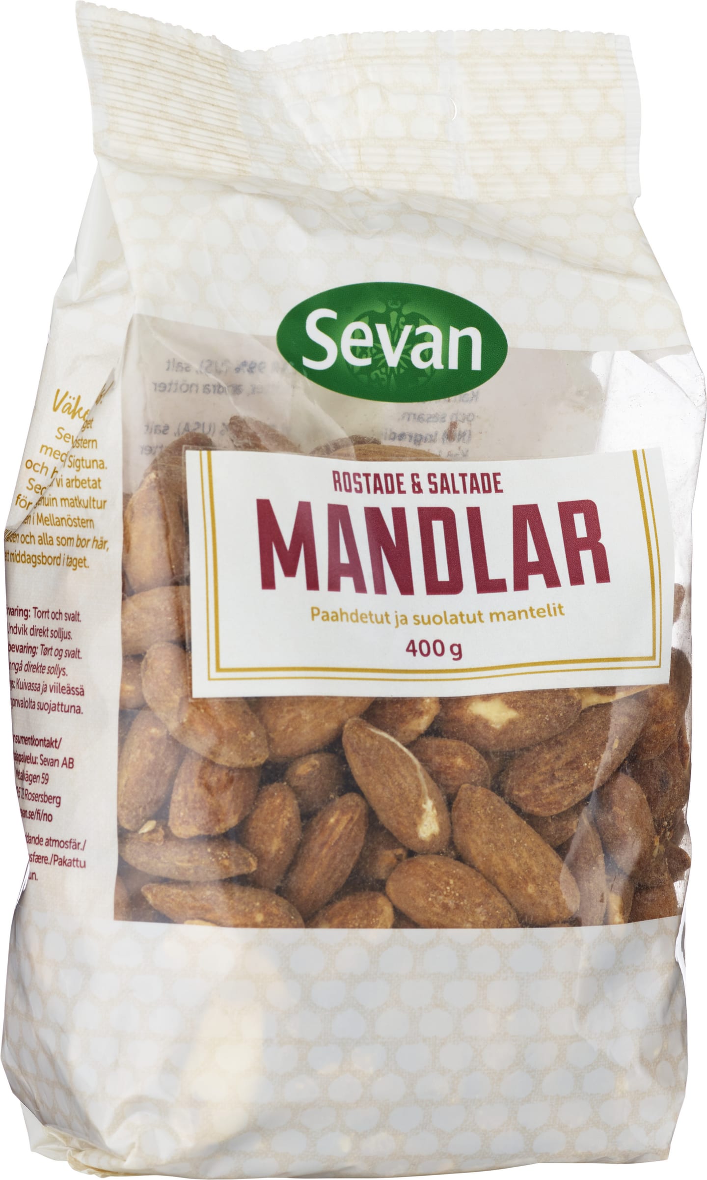 Mandel hel rostad 400g