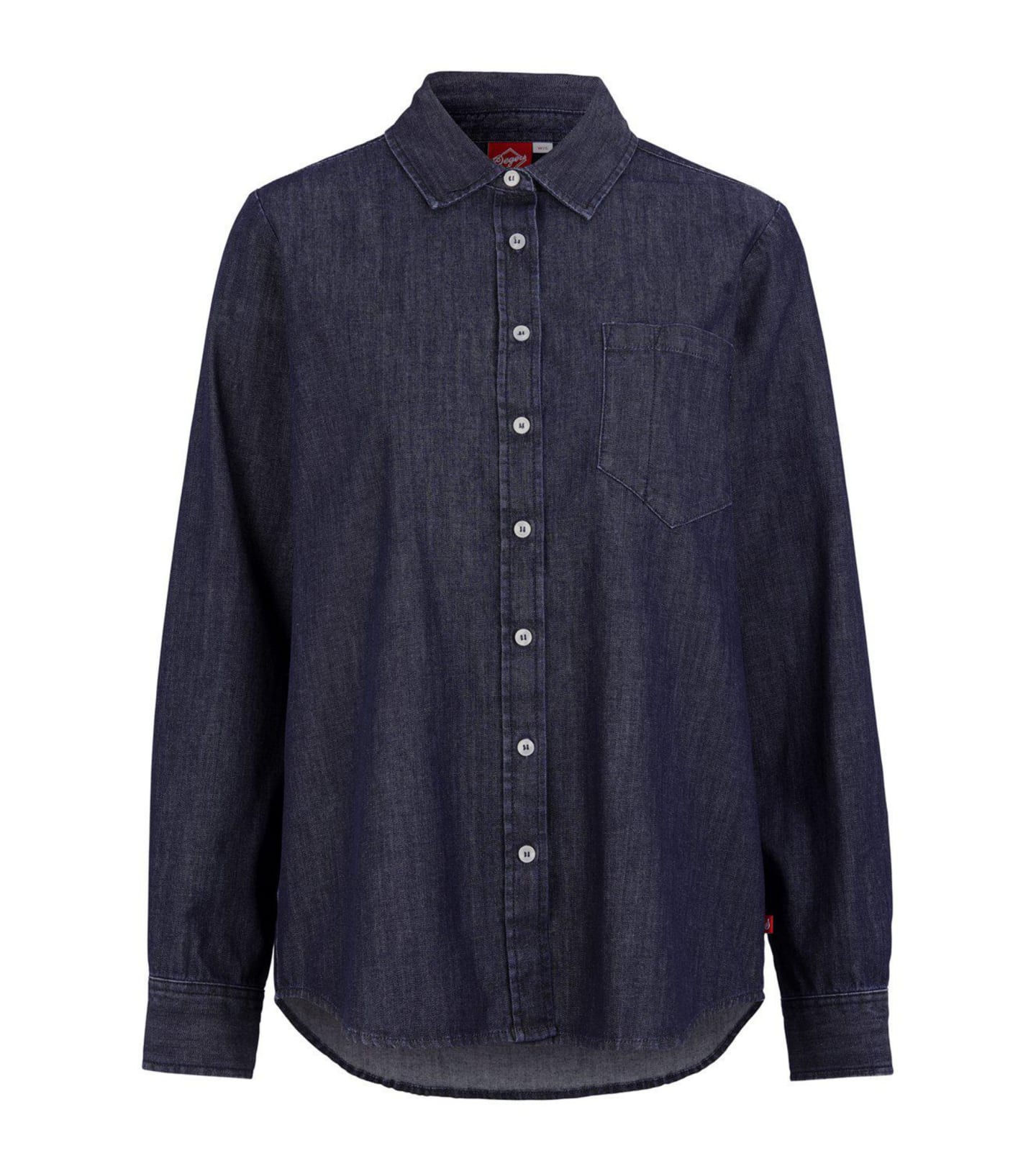 Denimskjorta dam 1216 Mörkblå denim 3XL - Bild 1 av 1