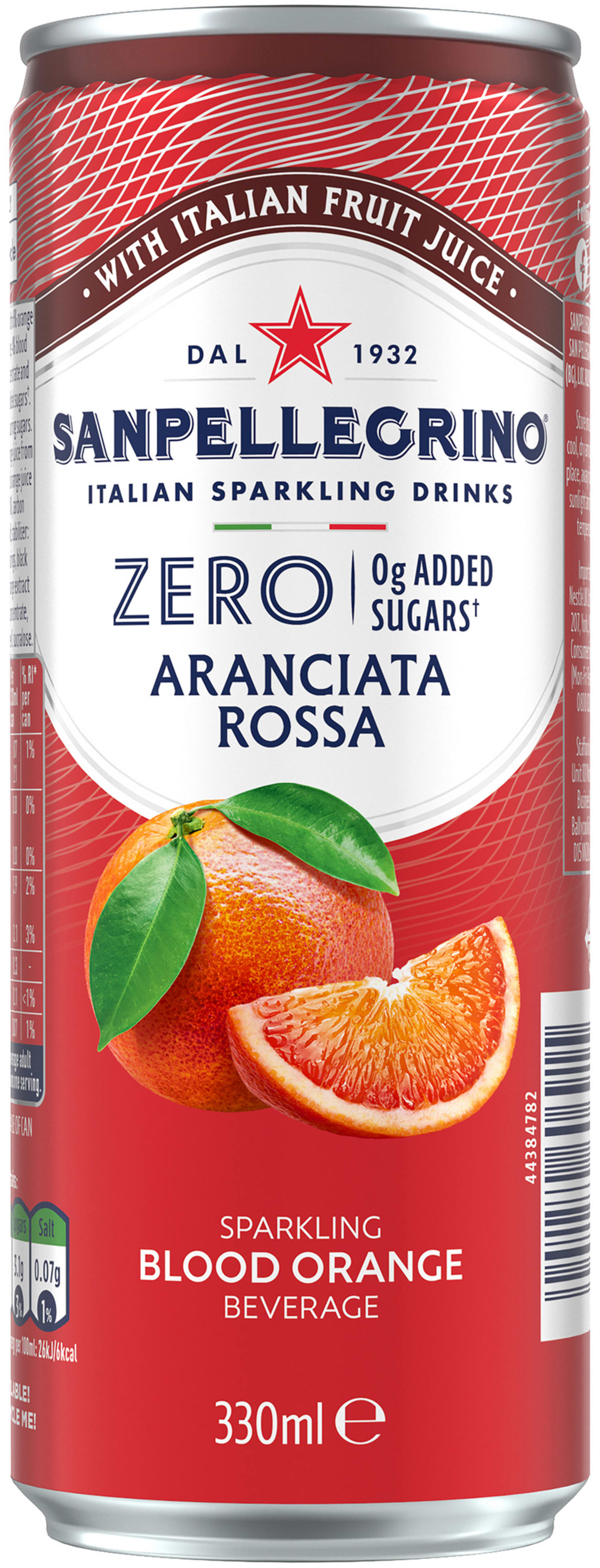 SanPellegrino Zero Aranciata Rossa 33cl