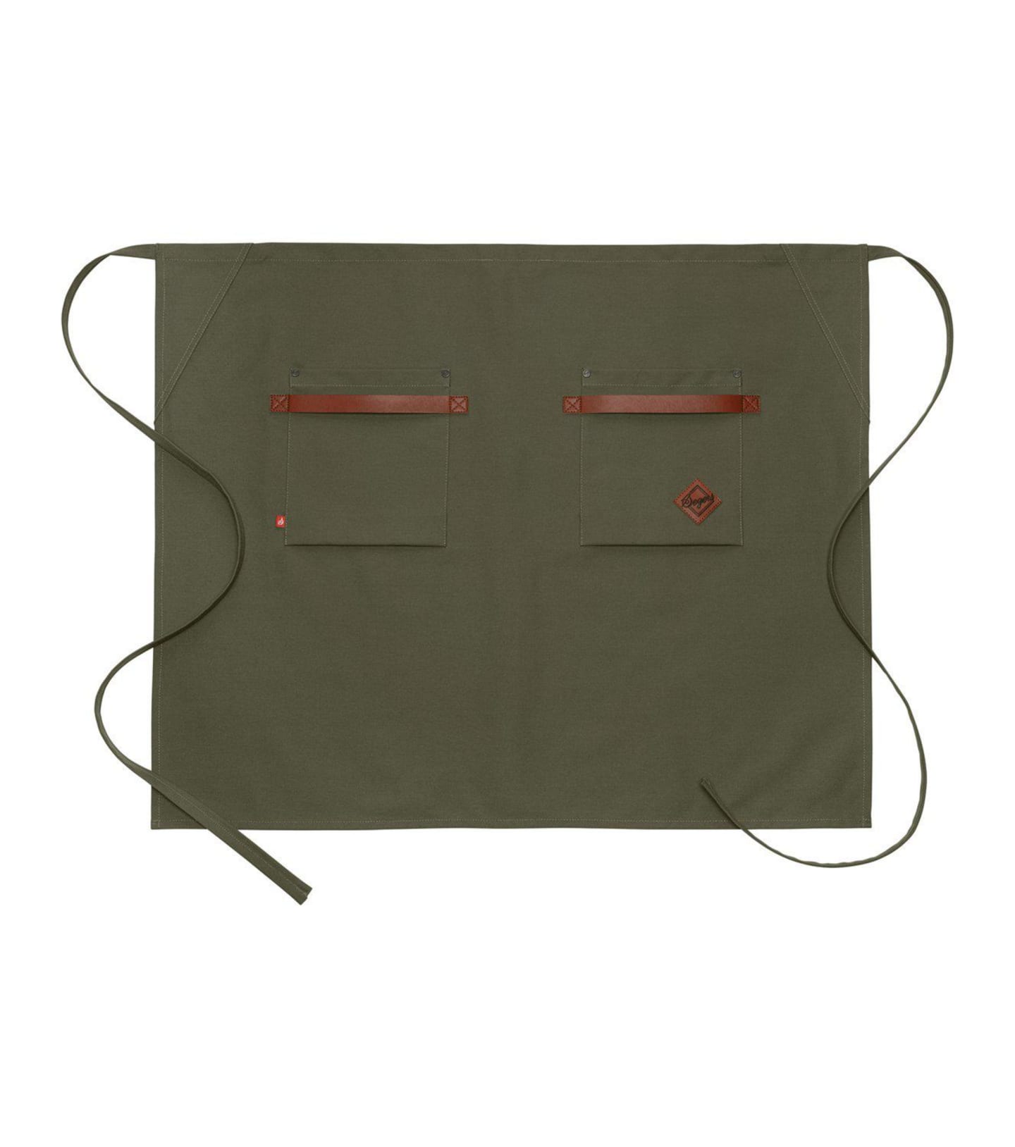Midjeförkläde 4095 Olivegrön Canvas80x66