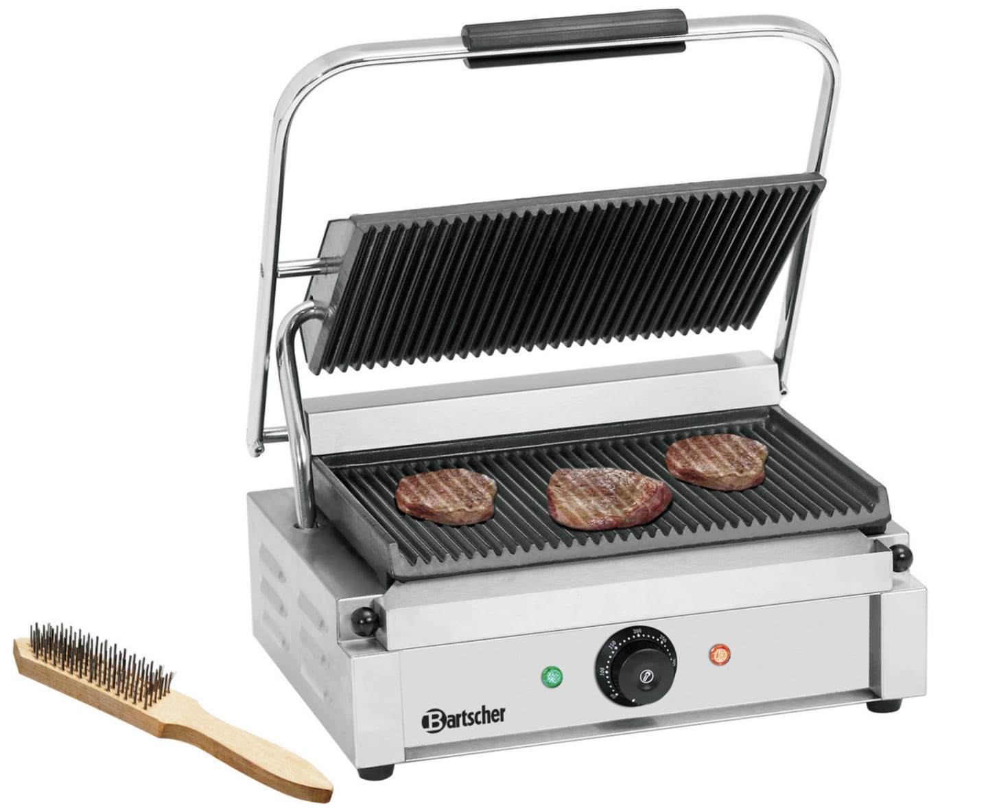 Klämgrill räfflad/räfflad medium - Bild 1 av 4
