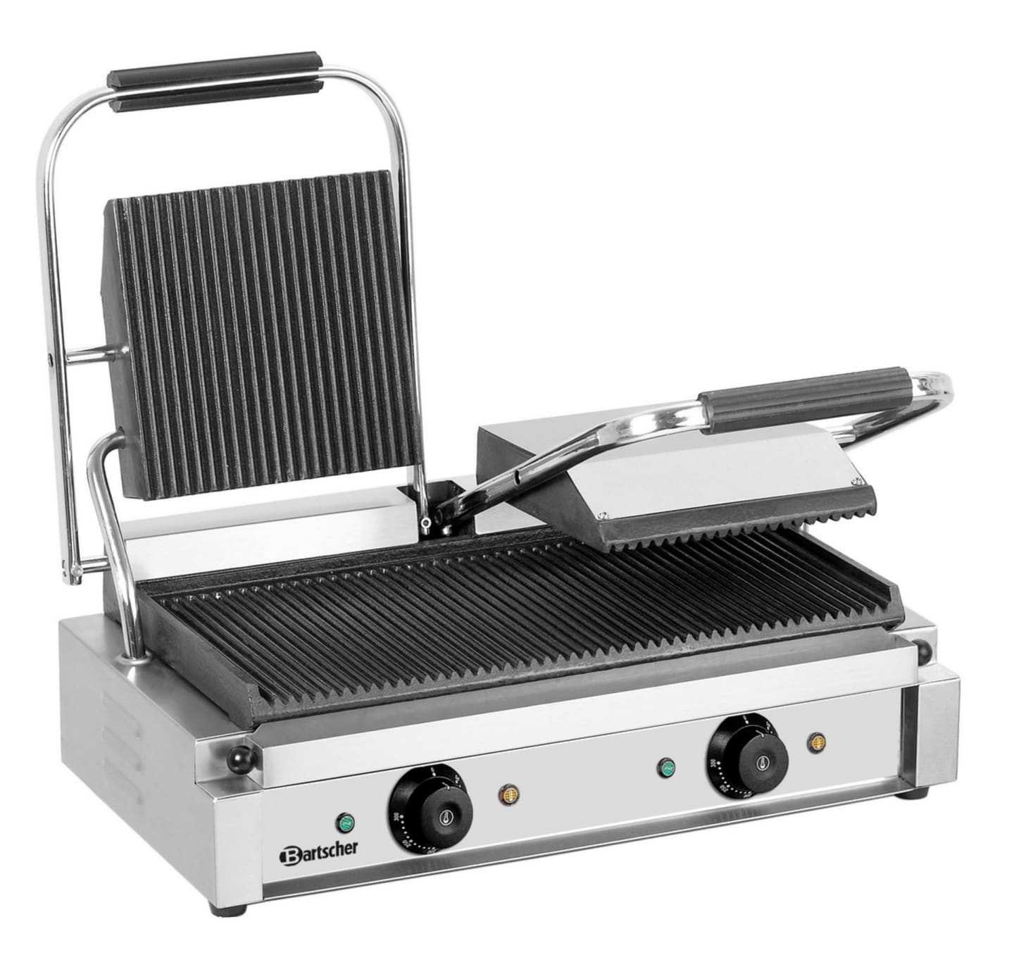 Klämgrill räfflad/räfflad dubbel