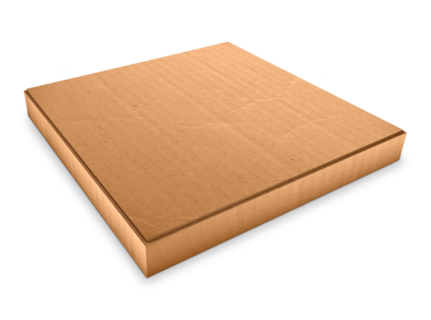 Pizzakartong brun utan tryck 33x33x3,5cm 100 st