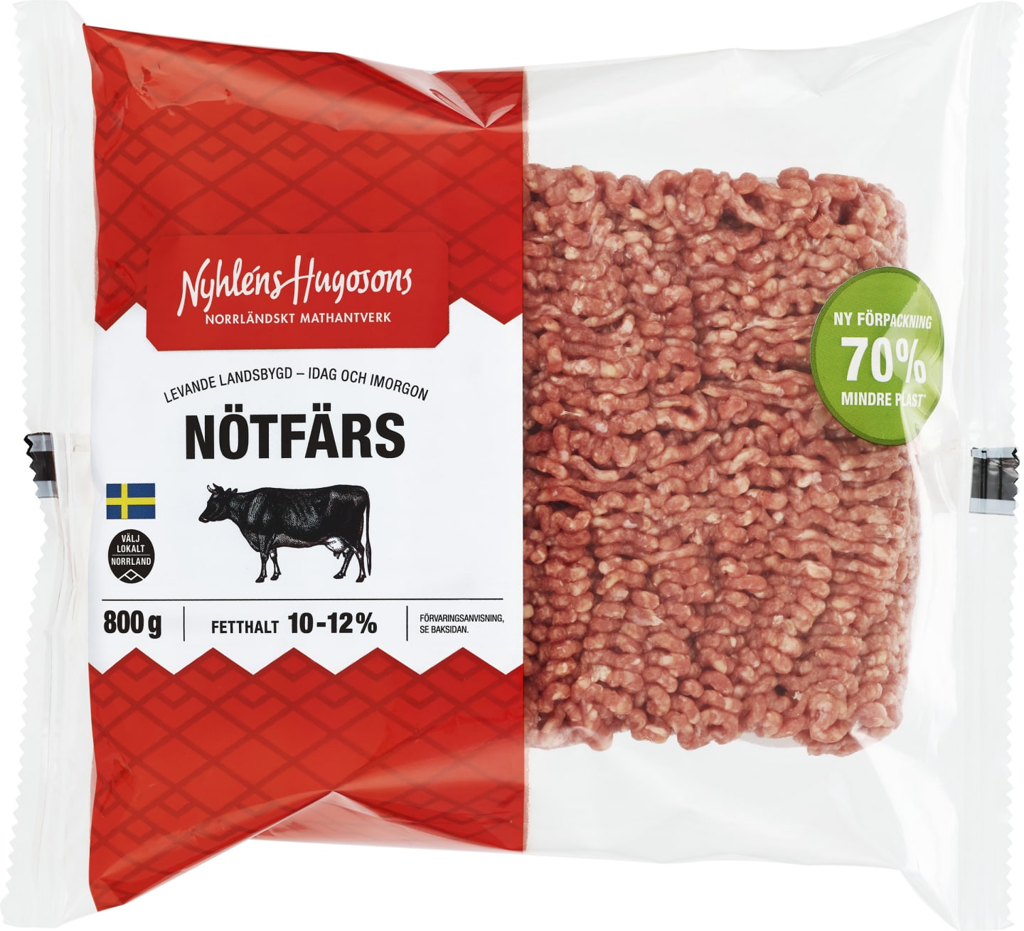Nötfärs 10% 800g