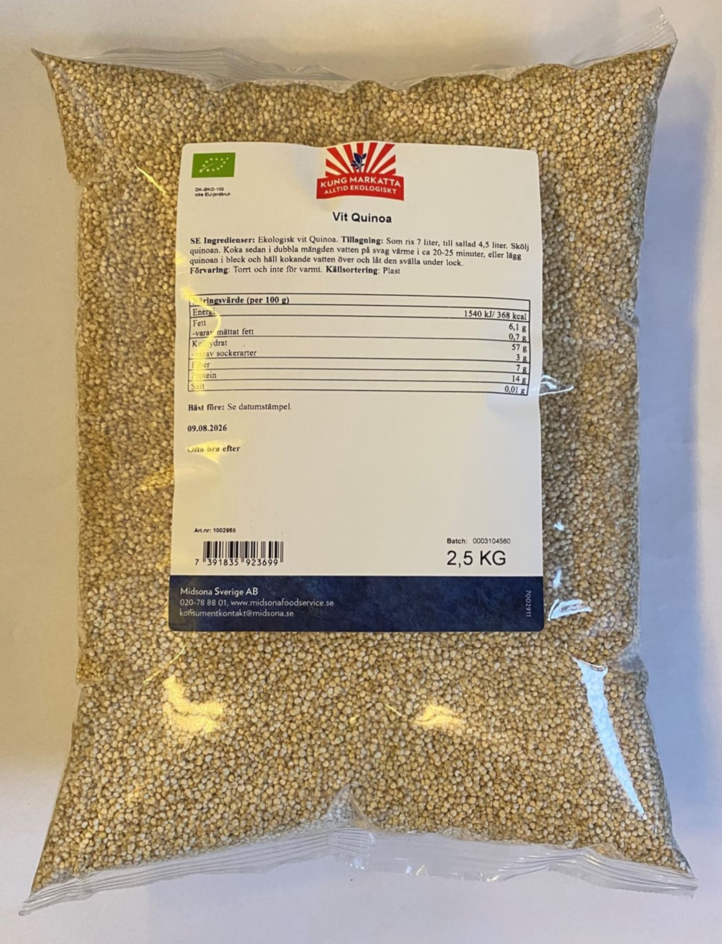 Quinoa vit eko 2,5kg