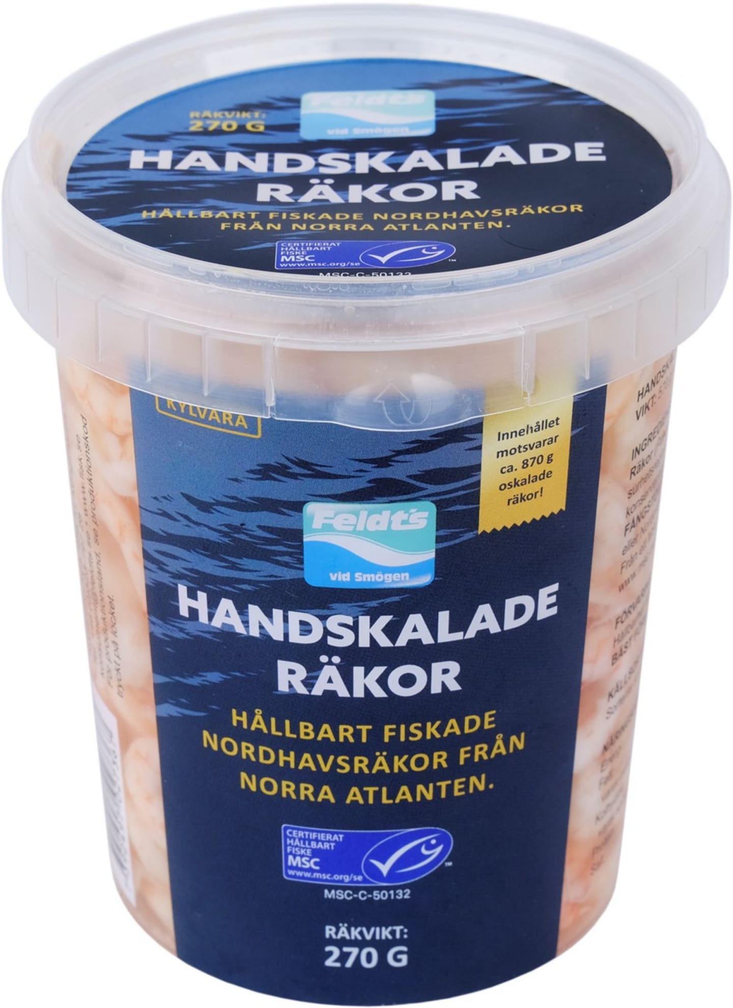 Räka i lake handskalad MSC 270g