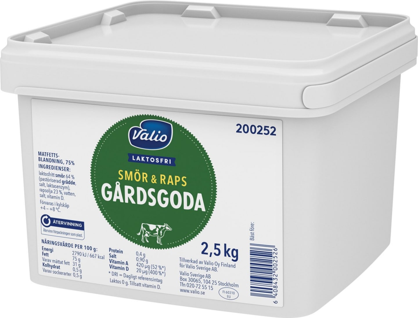Gårdsgoda laktosfri 2,5kg