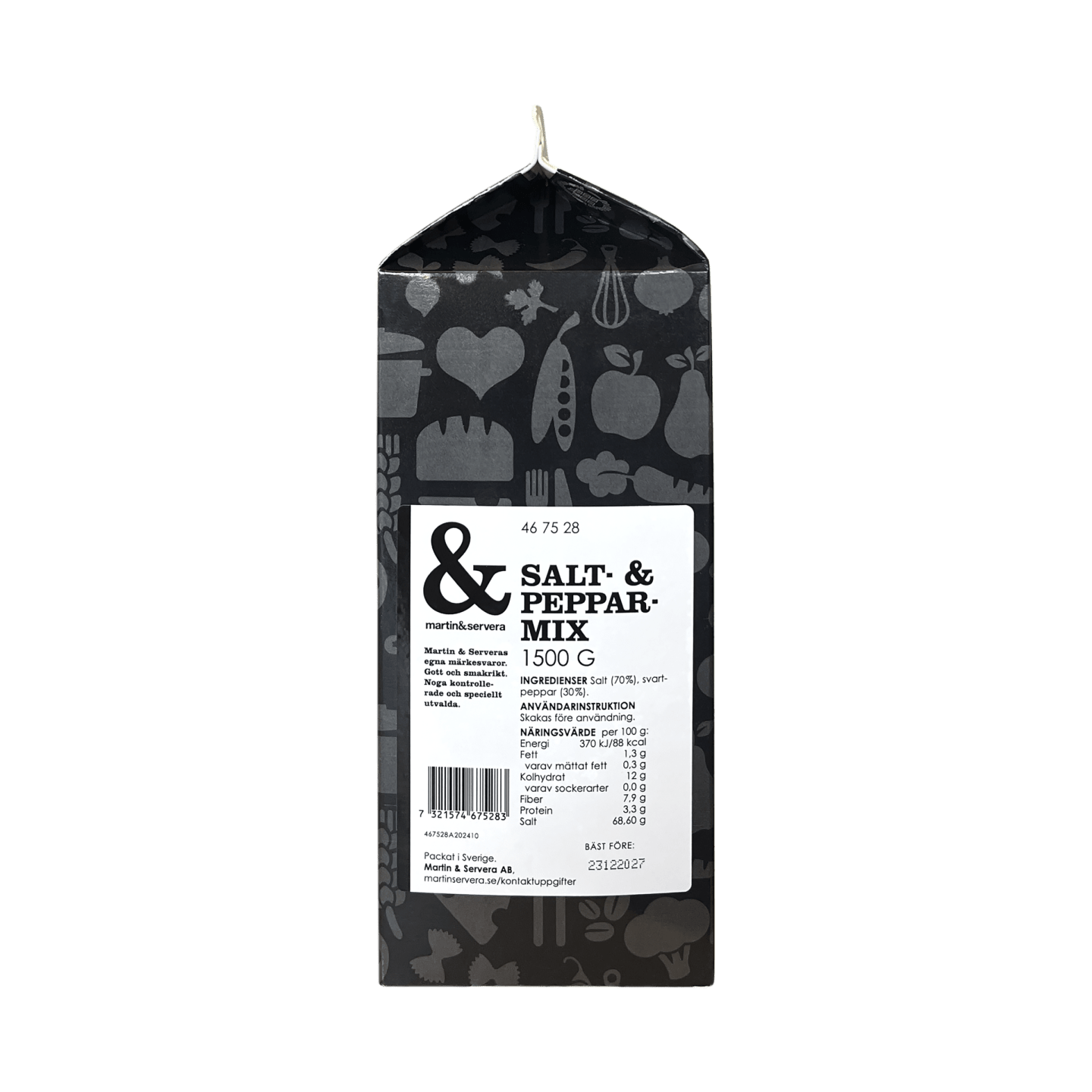 Salt och Pepparmix 1,5kg