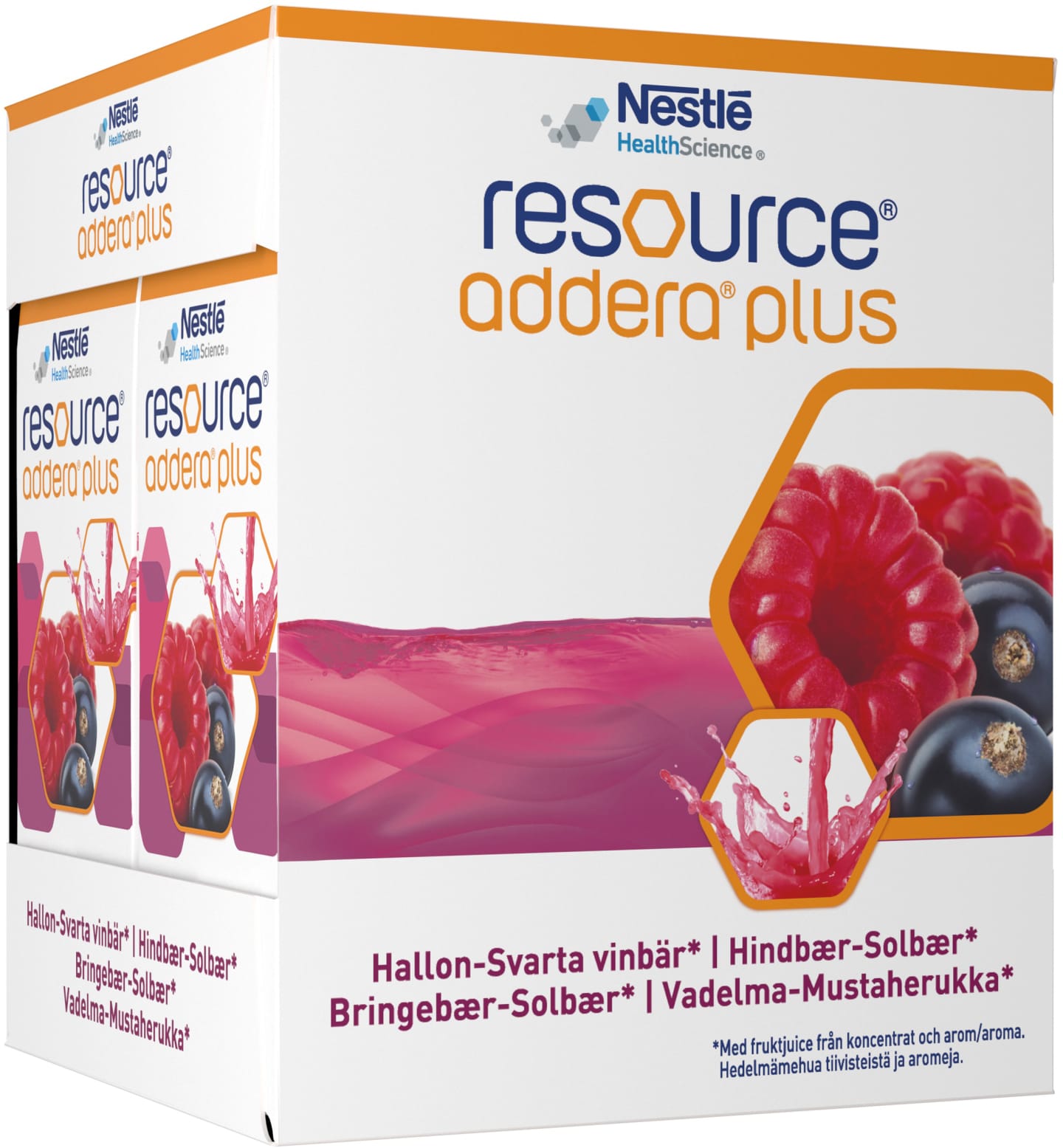 Resource Ad+Hallon-Svart 4x200ml