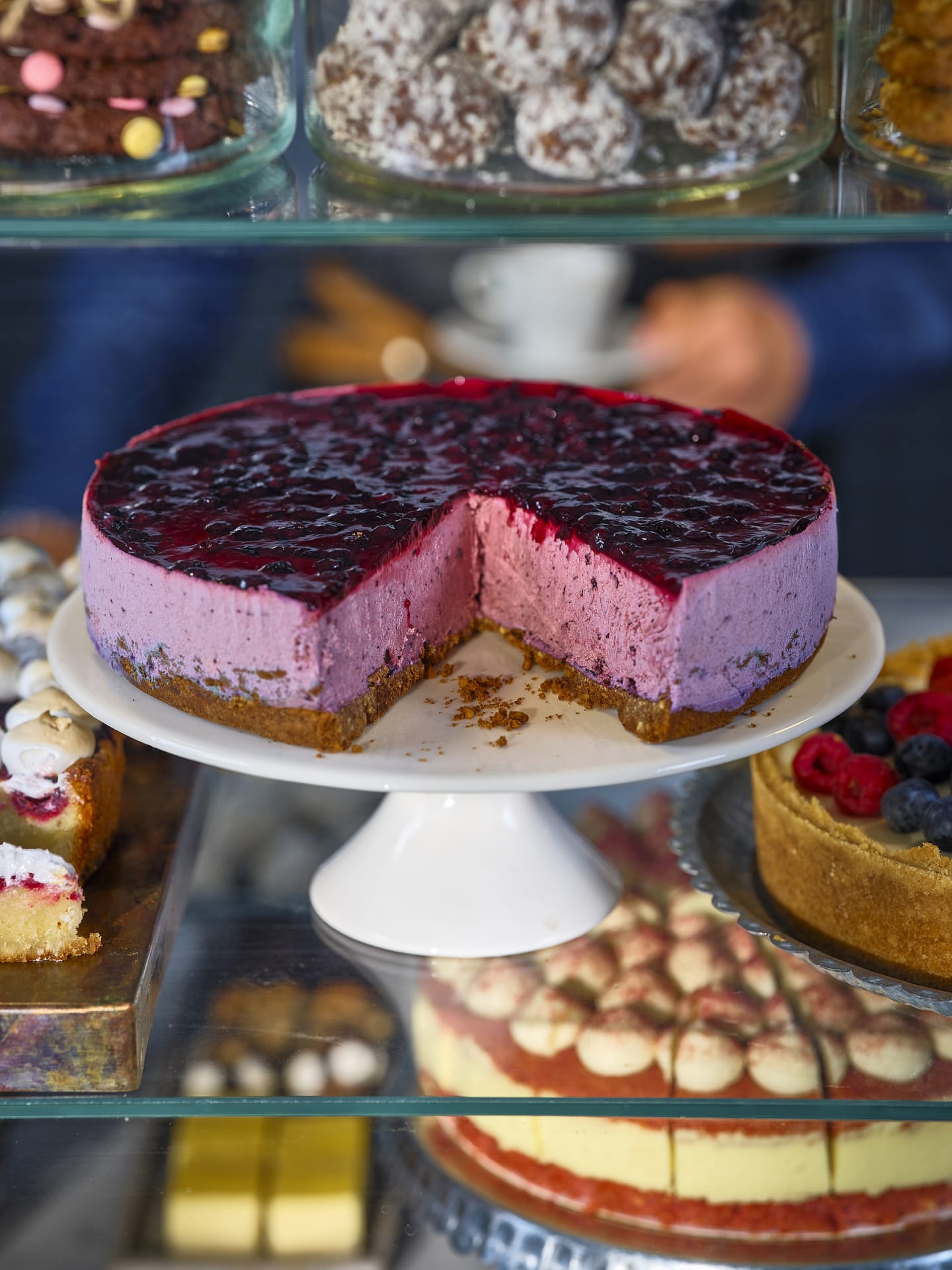 Cheesecake Blåbär vegansk 1,4kg - Bild 1 av 2
