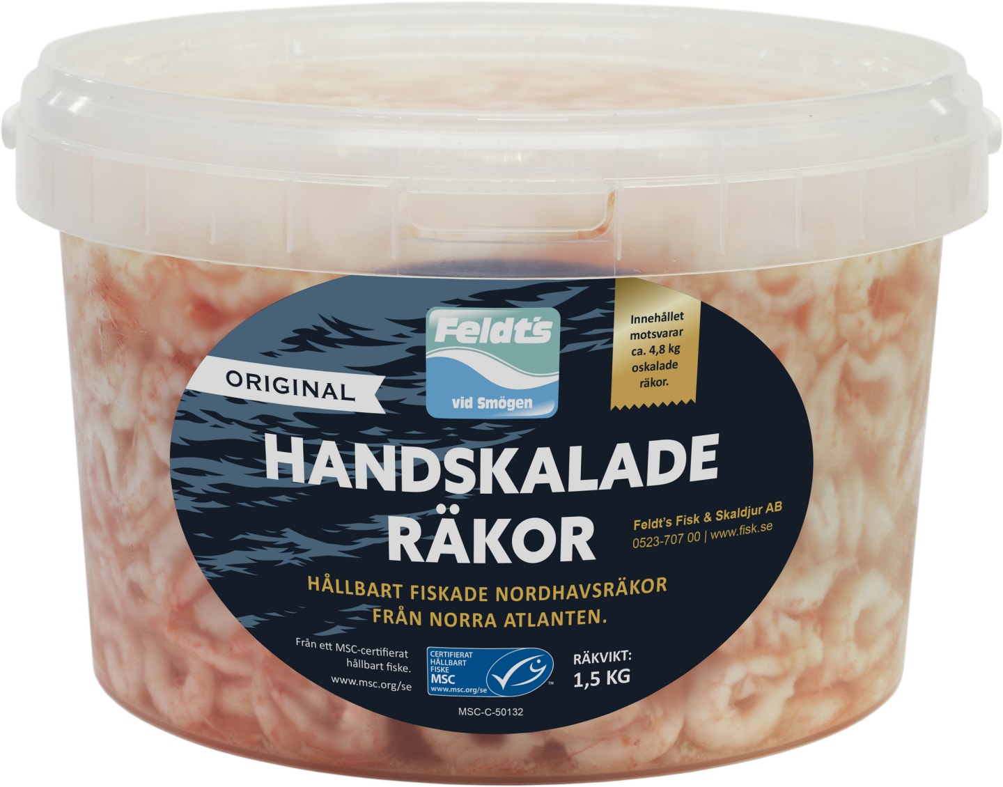 Räka i lake handskalad MSC 1,5kg
