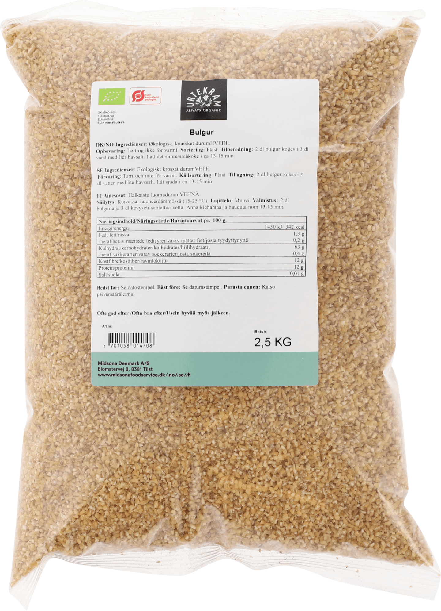 Bulgur Eko 2,5kg - Bild 1 av 2