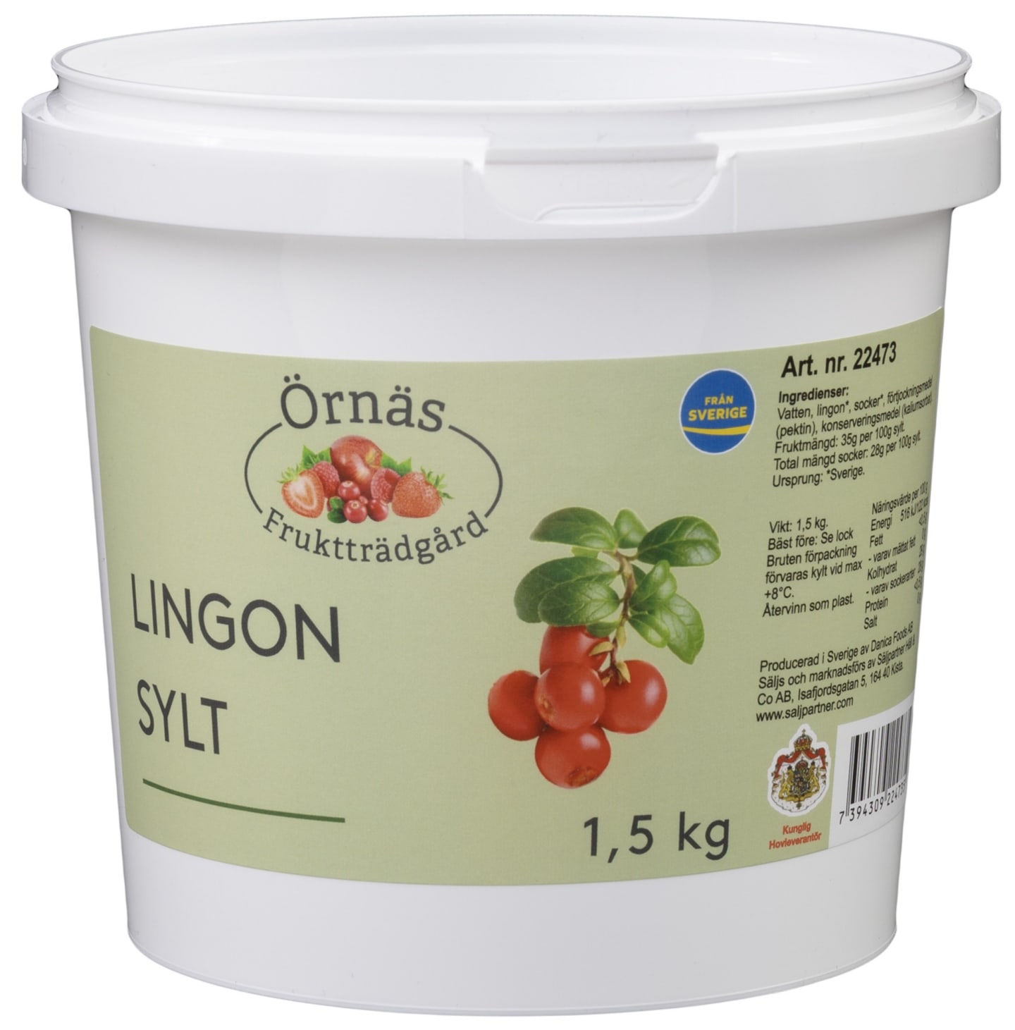 Lingonsylt 1,5kg