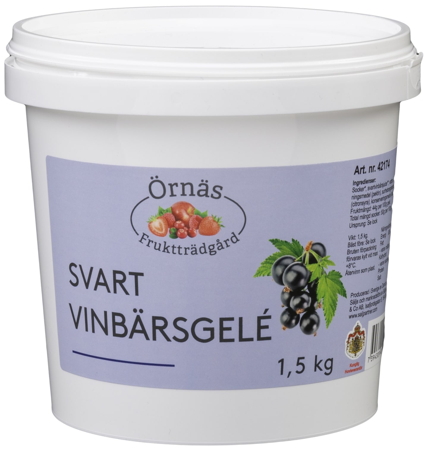 Svartvinbärsgelé 1,5kg