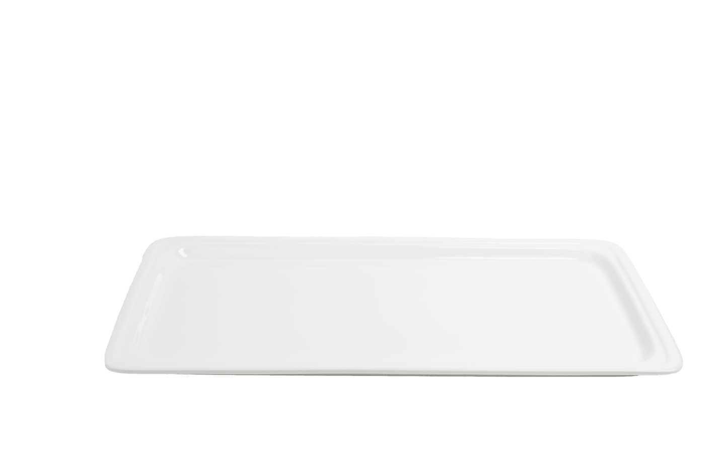 Bufféfat GN 1/1-25MM vit porslin