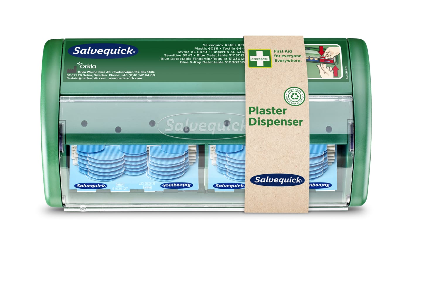 Salvequick plåster dispense blue dete1st - Bild 1 av 2