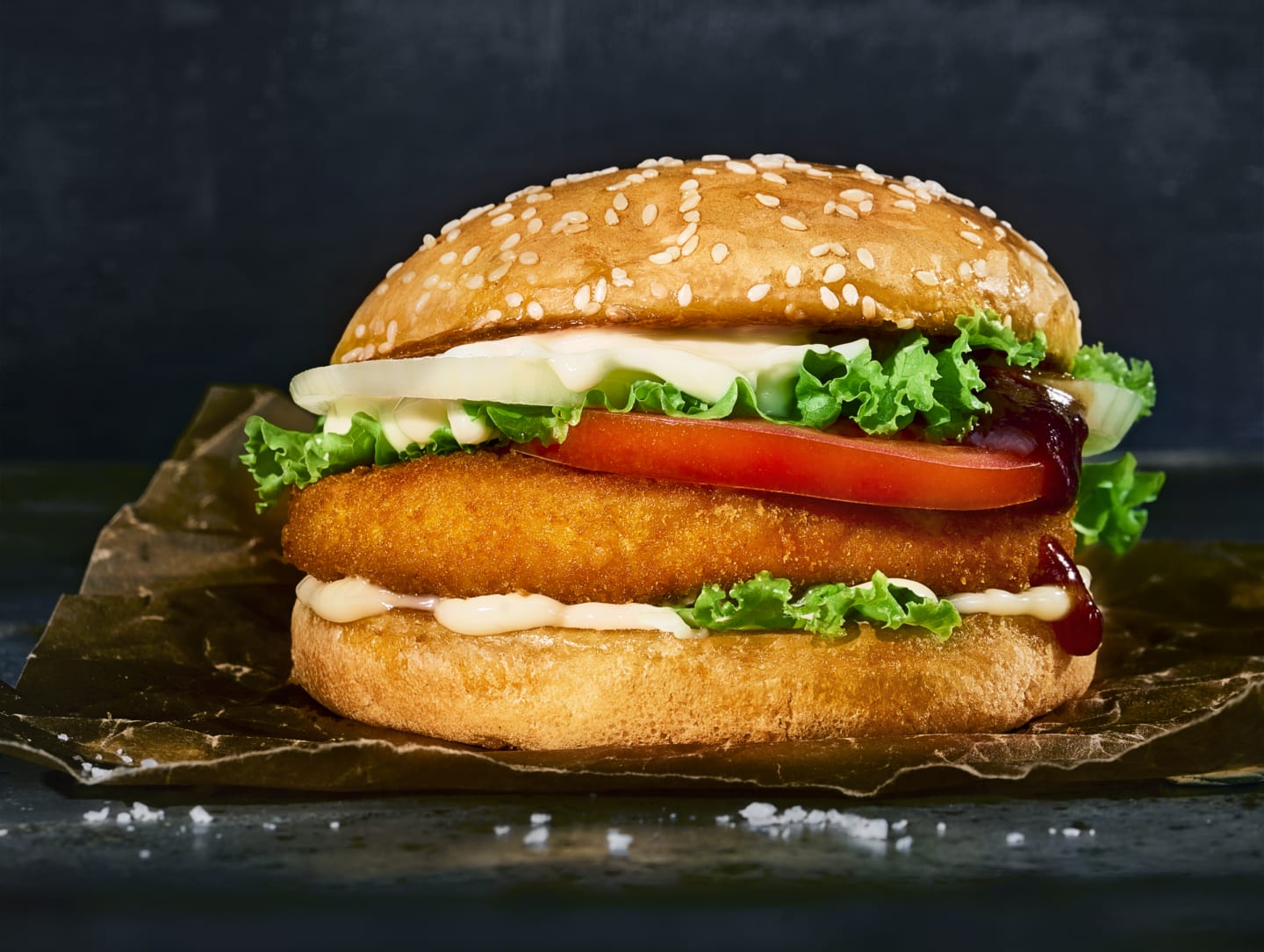 Oumph! Crispy ch*cken burger 90g/3kg