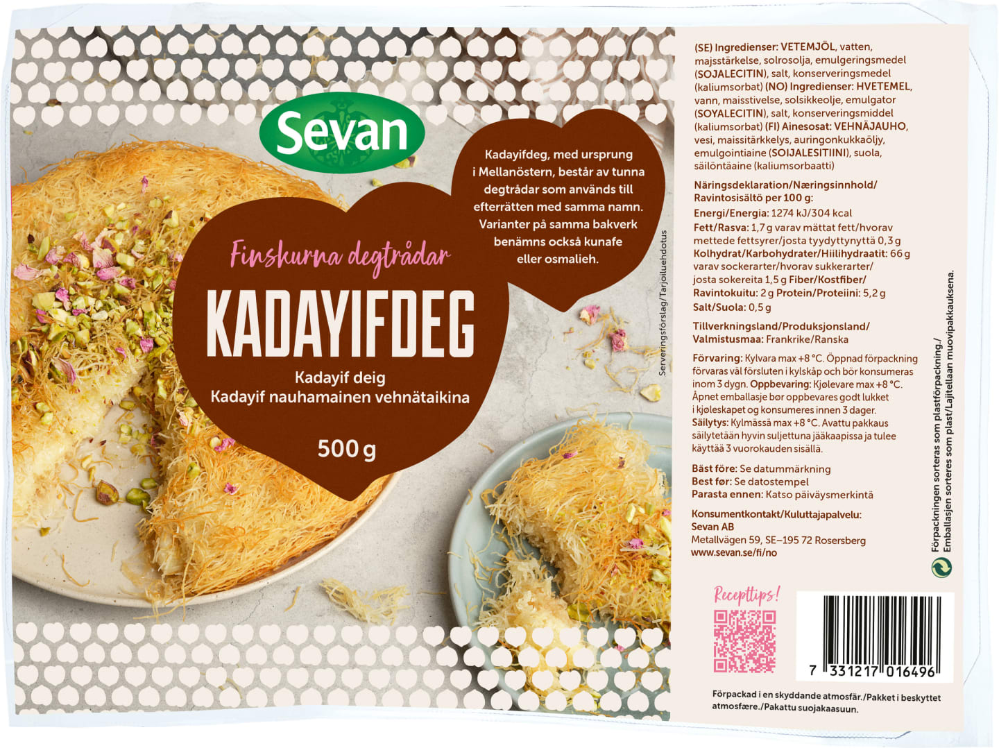 Kadayif deg 500g